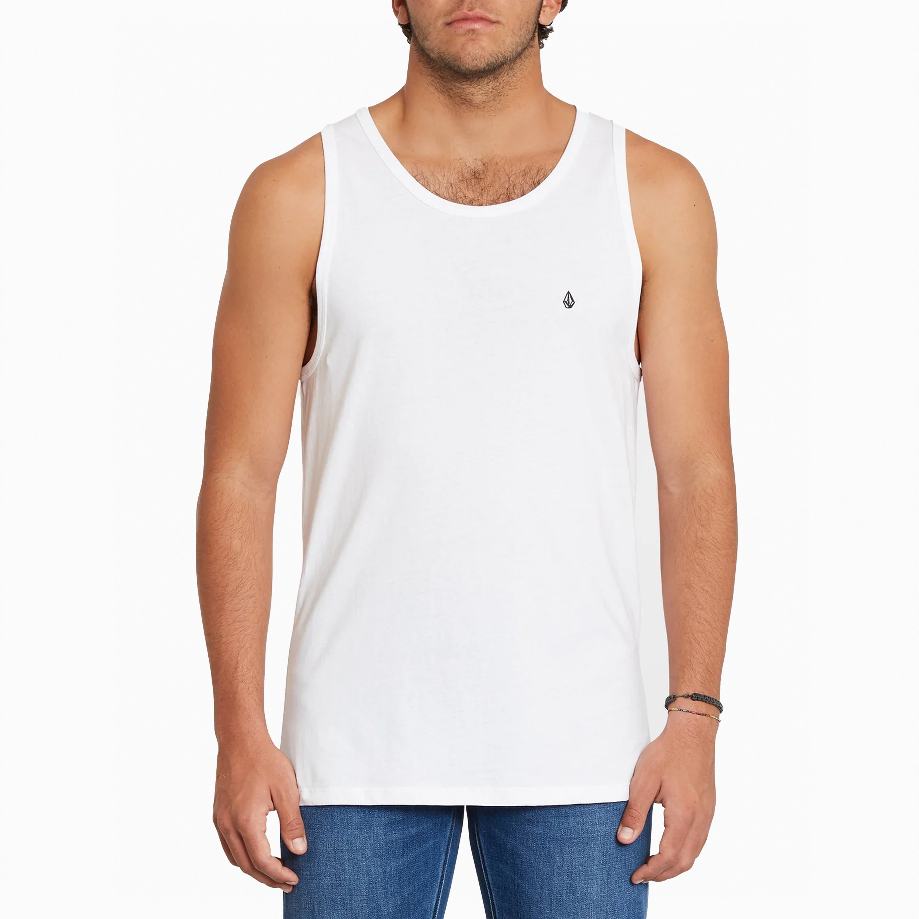 VOLCOM STONE BLANKS BSC TANK WHITE - A4512105