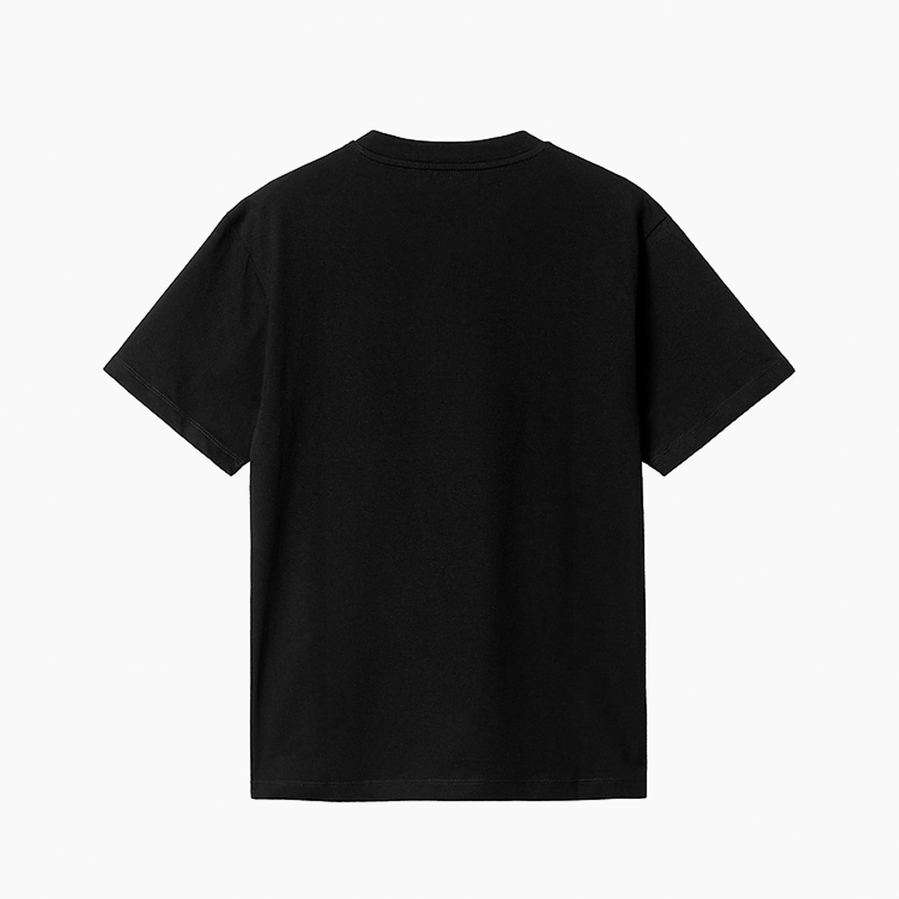 CARHARTT WIP CAMISETA CASEY PRETA E PRATA - I032206