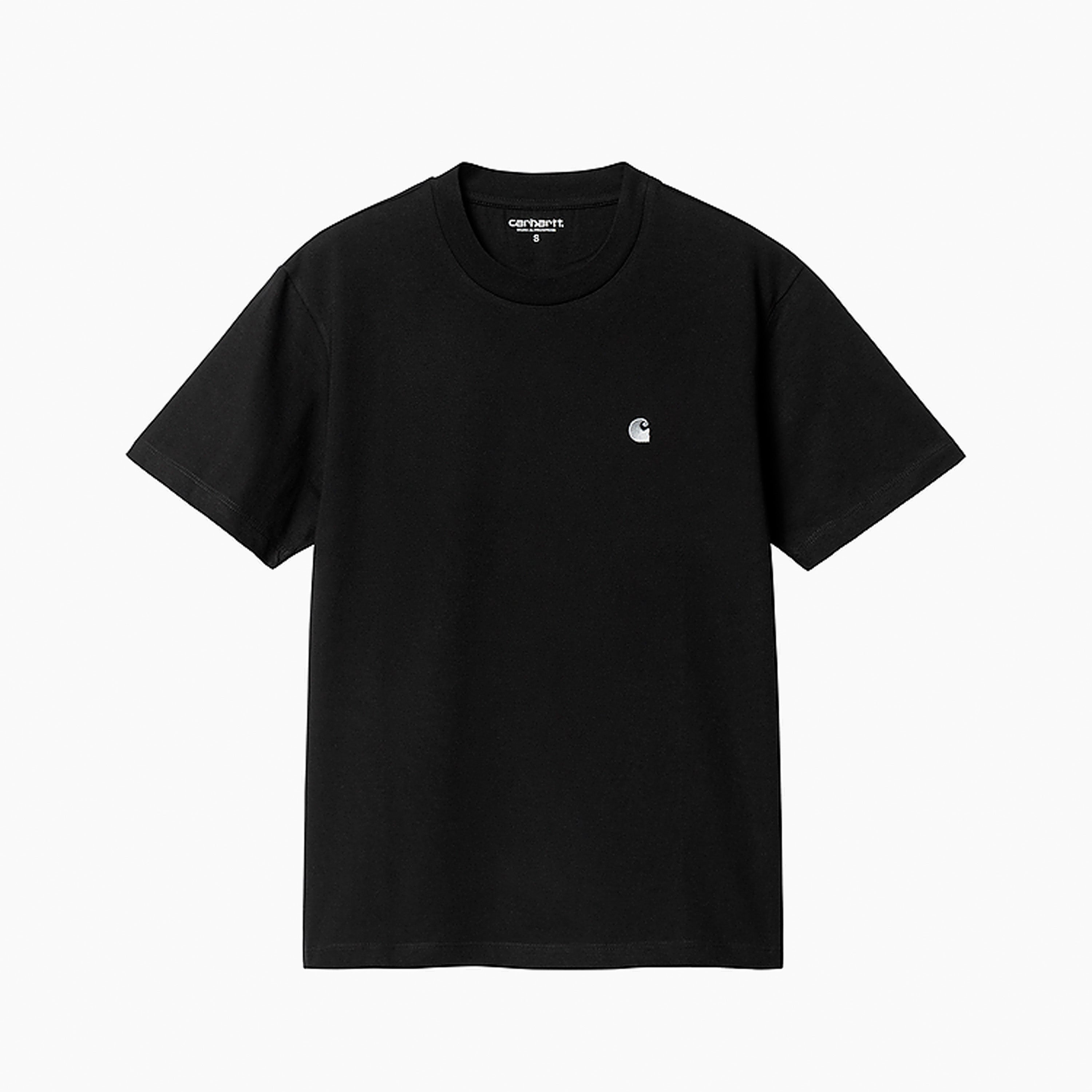 Camiseta Carhartt WIP Mujer Casey en Negro Entregas 24hs