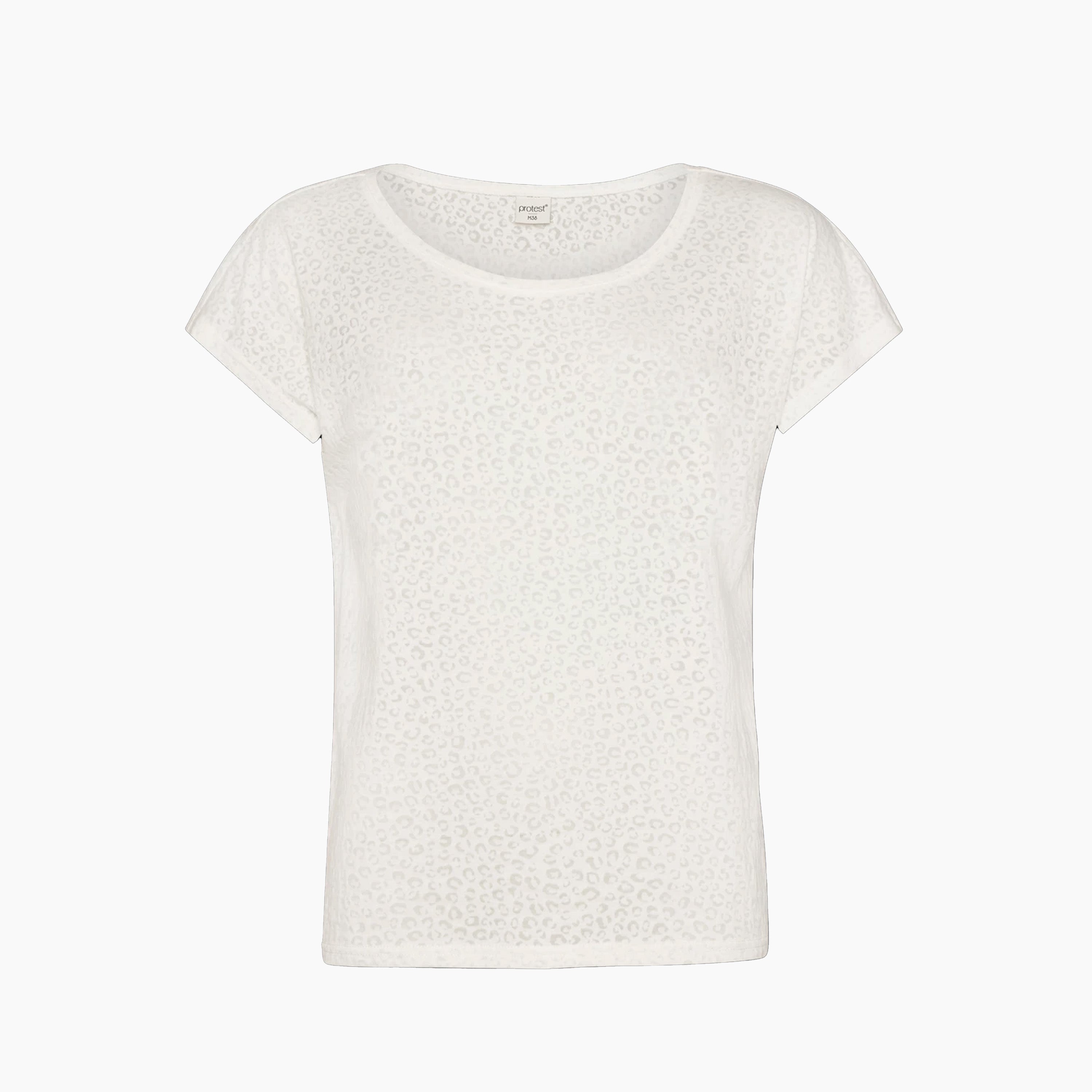 PROTEST T-SHIRT MEGAN LÉOPARD SEASHELLO OFF WHITE - 1610911