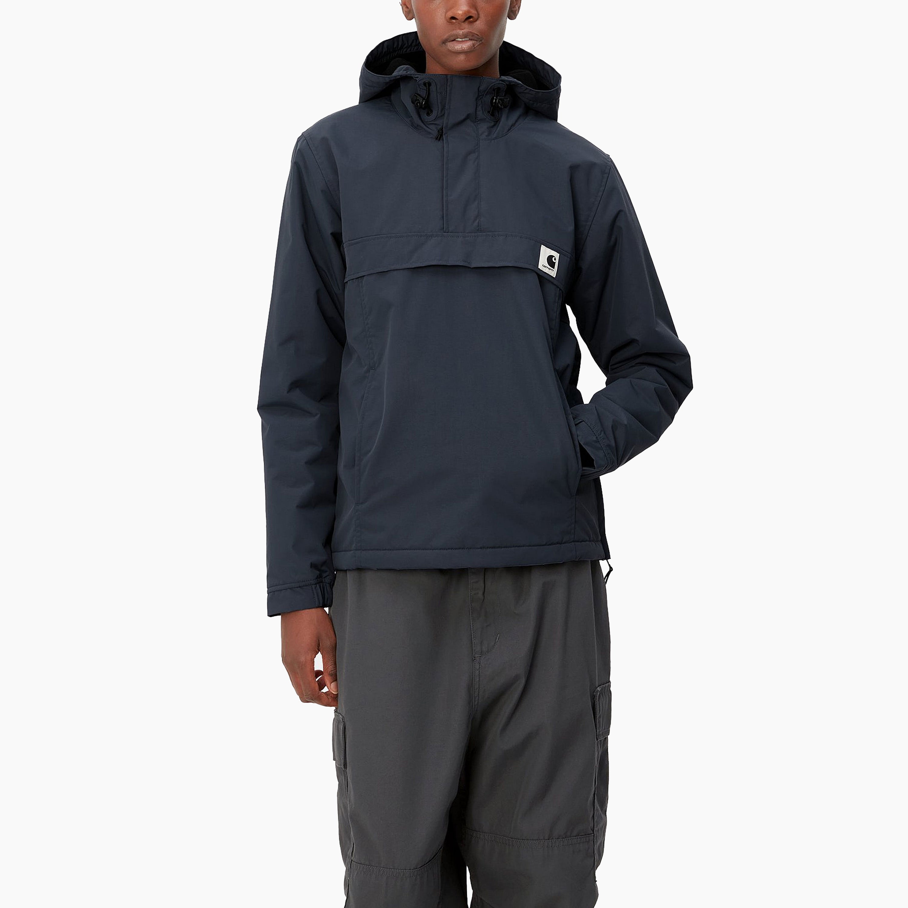 Chaqueta de Carhartt para mujer confeccionada en Supplex de nylon, un tejido ligero y repelente al agua, totalmente transpirable y de secado rápido. El tejido se ha mejorado mediante una capa de teflón que aumenta su impermeabilidad. | Chaqueta Carhartt | Chaqueta Carhartt Mujer | Carhartt Nimbus Pullover