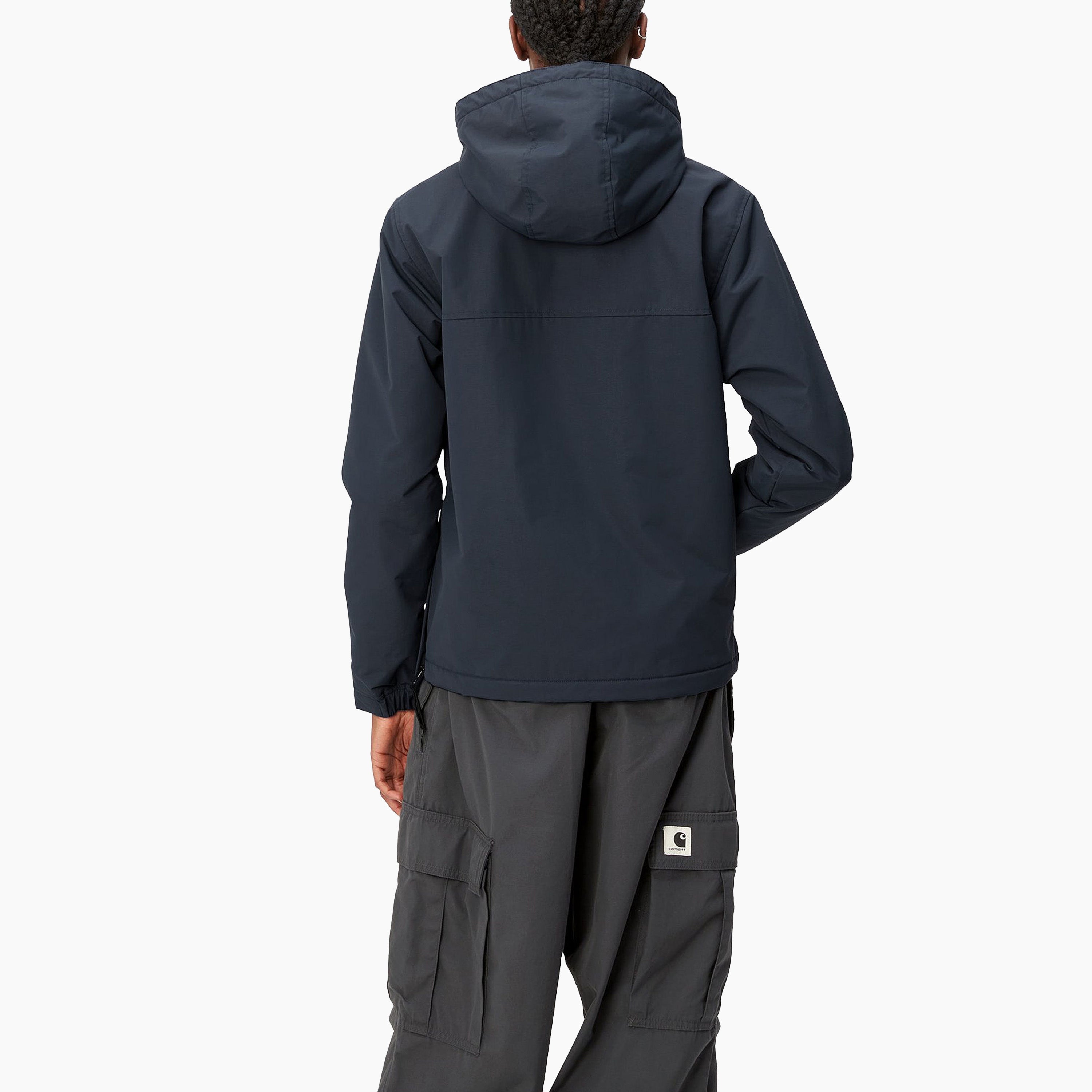 Chaqueta de Carhartt para mujer confeccionada en Supplex de nylon, un tejido ligero y repelente al agua, totalmente transpirable y de secado rápido. El tejido se ha mejorado mediante una capa de teflón que aumenta su impermeabilidad. | Chaqueta Carhartt | Chaqueta Carhartt Mujer | Carhartt Nimbus Pullover