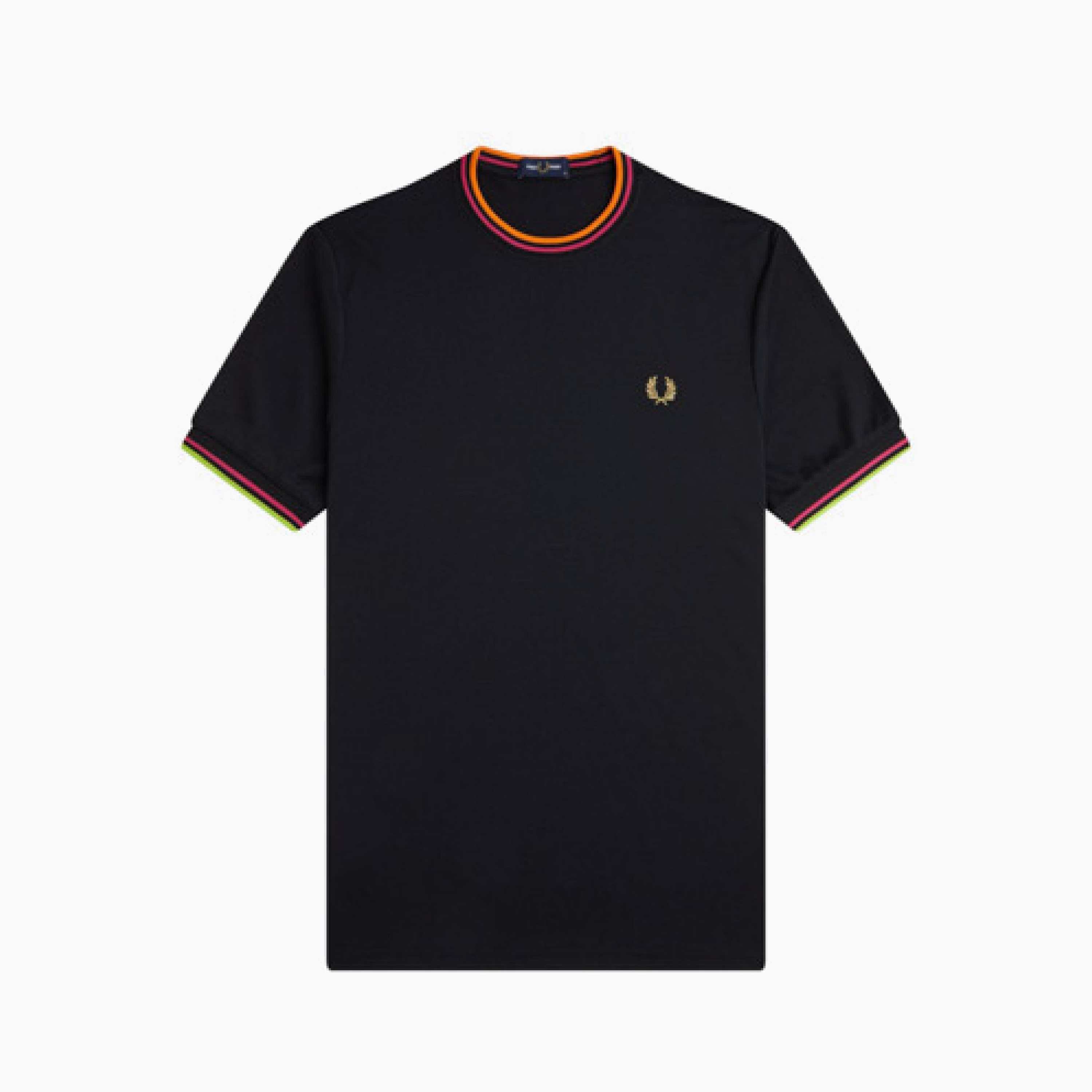 FRED PERRY PERFORMANCE TWIN TIPPED T-SHIRT BLACK M9838-102