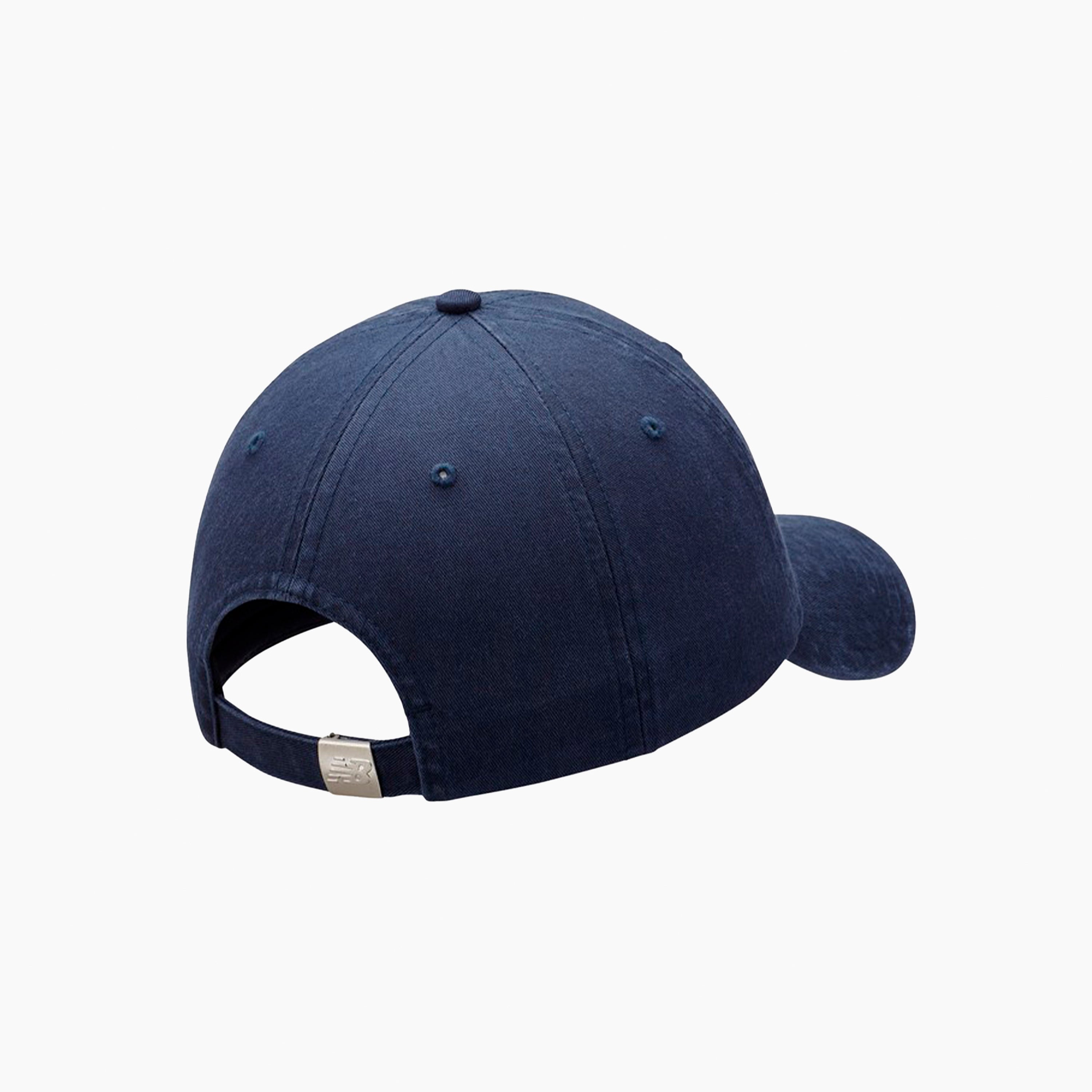 NEW BALANCE 6 PANEL CLASSIC CAP NAVY & WHT - LAH91014