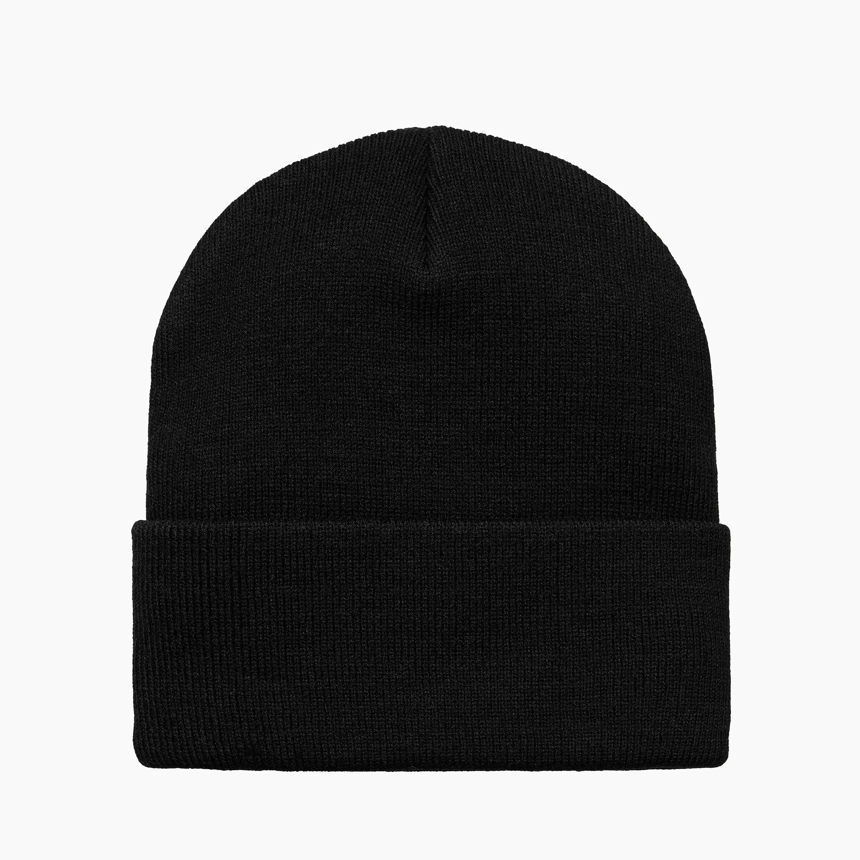 CARHARTT WIP SCRIPT BEANIE BLACK AND WHITE - I030884