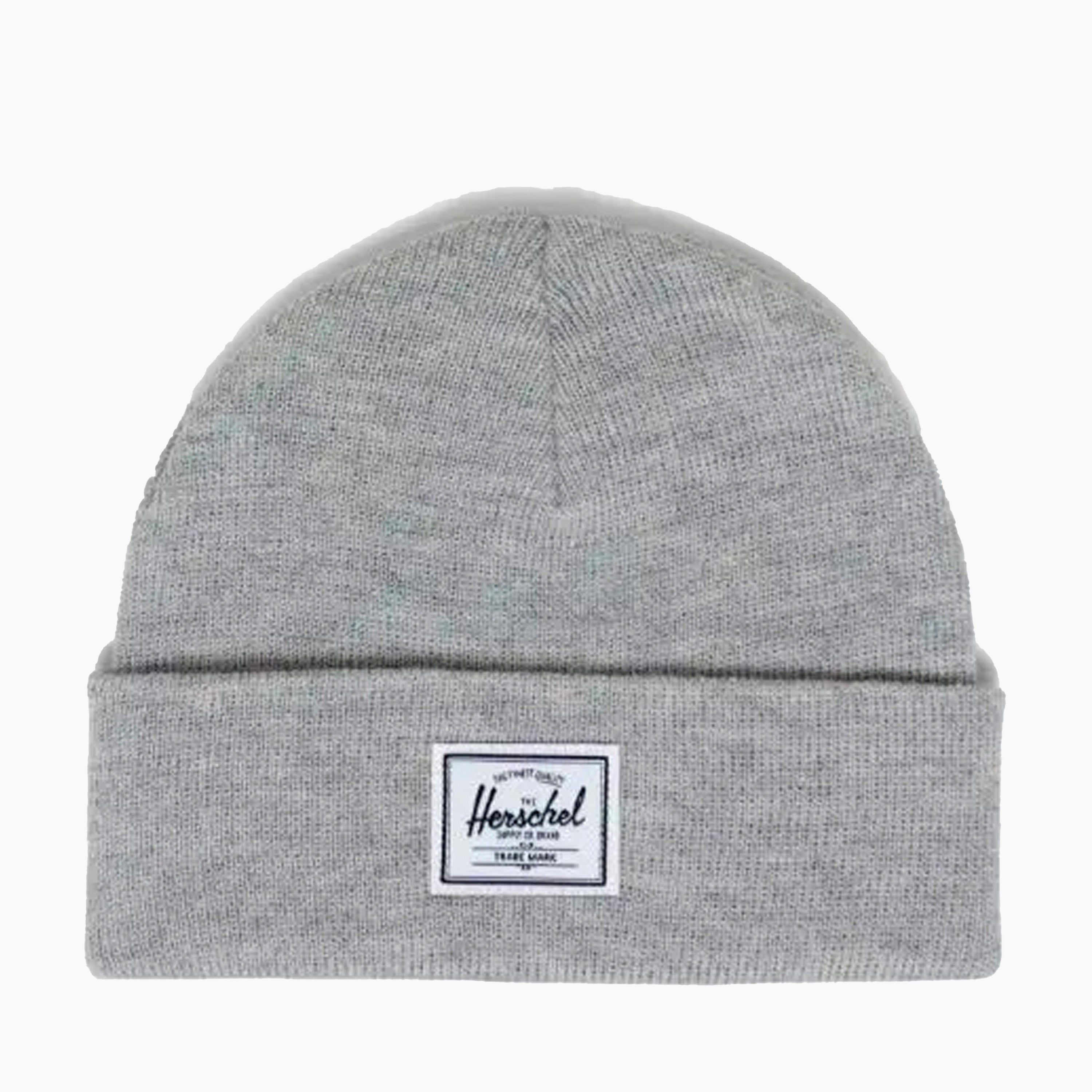 HERSCHEL ELMER SHAL BEANIE GRAY & WHITE - 1225