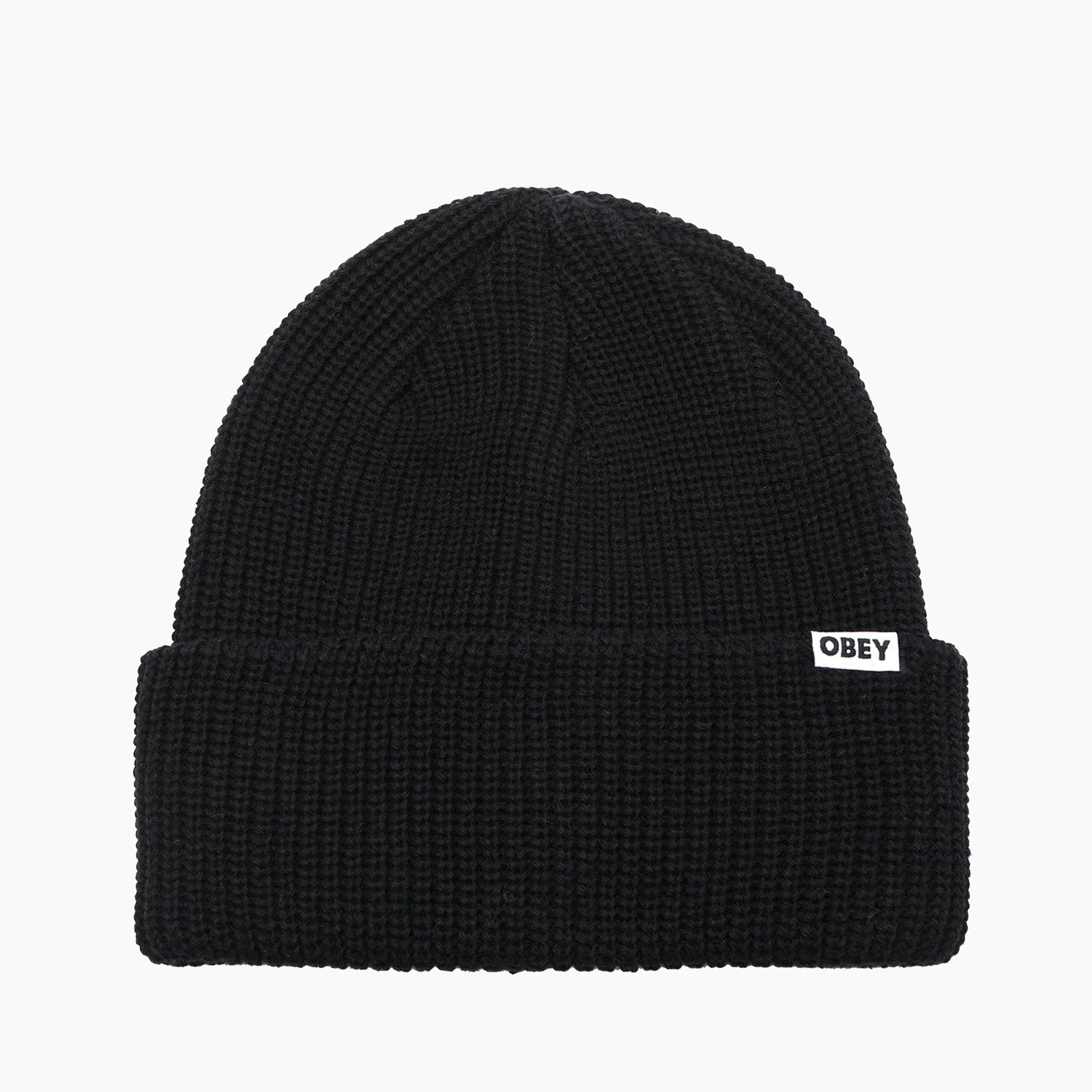 OBEY CLOTHING BOLD ORGANIC BEANIE BLACK - 100030170