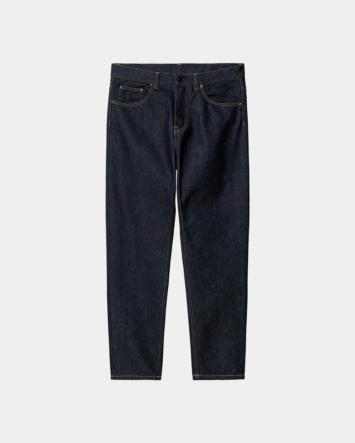 CARHARTT WIP NEWEL PANT BLUE MARBLE USED WASH I029208.01