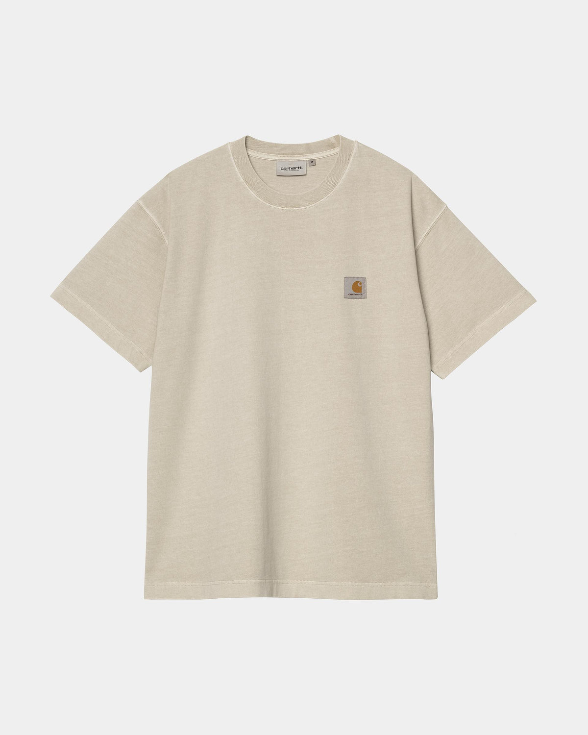 CARHARTT WIP S/S VISTA T-SHIRT FLEUR DE SEL GARMENT DYED I030780.2LP