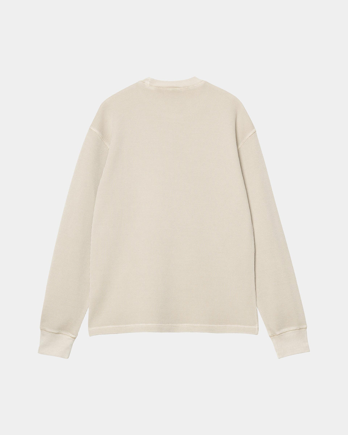 CARHARTT WIP L/S VISTA WAFFLE T-SHIRT FLEUR DE SEL GARMENT DYED I035304.2LP