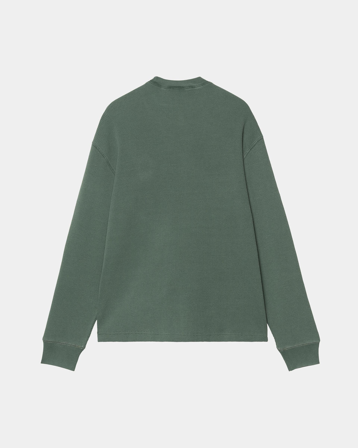 CARHARTT WIP L/S VISTA WAFFLE T-SHIRT DARK SCARAB GARMENT DYED I035304.3U0
