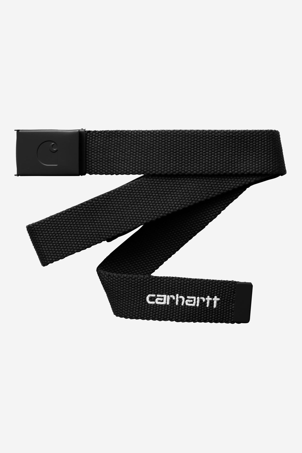 Carhartt WIP C-Logo Belt Tonal Black / White
