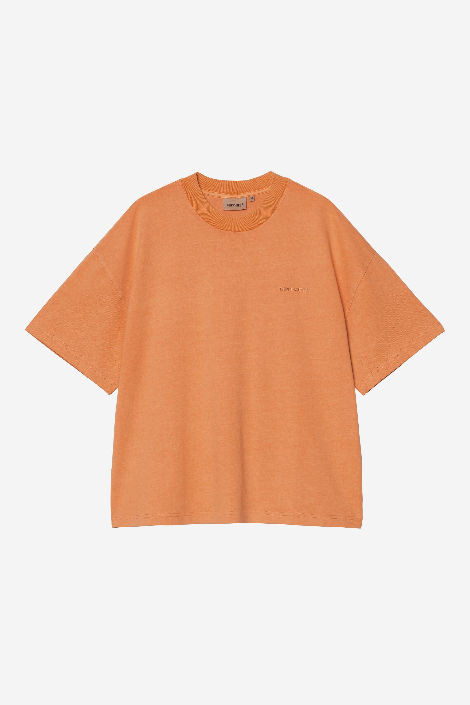 CARHARTT WIP S/S BENTON T-SHIRT REDHAVEN GARMENT DYED I035590.2ZY