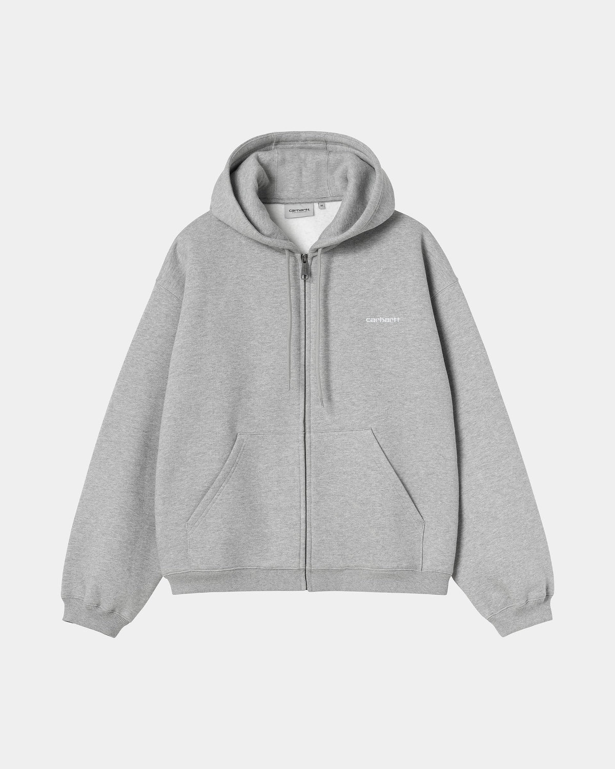 CARHARTT WIP HOODED EBBERT JACKET GREY HEATHER / WHITE I037114.00D