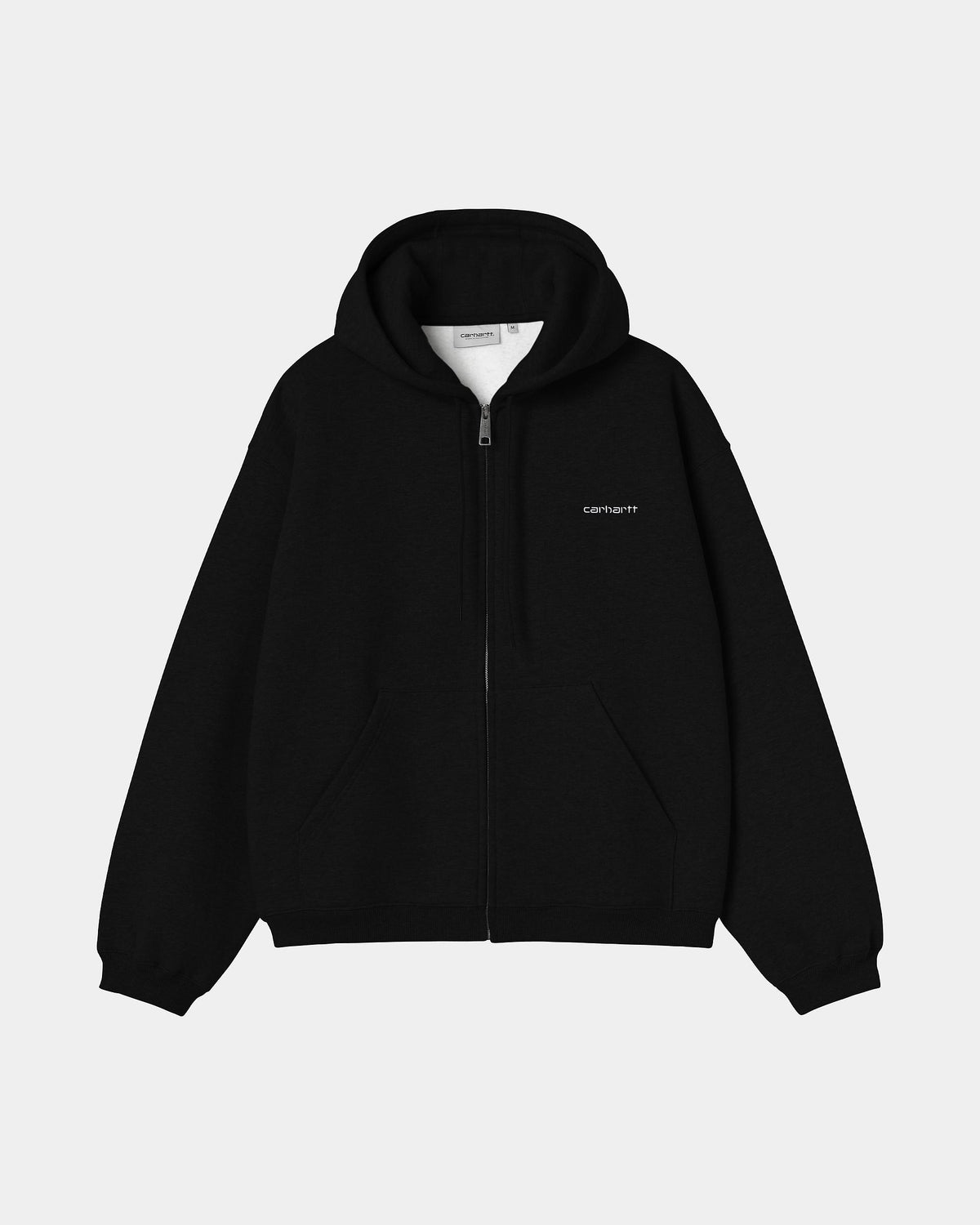 CARHARTT WIP HOODED EBBERT JACKET BLACK / WHITE I037114.0D2