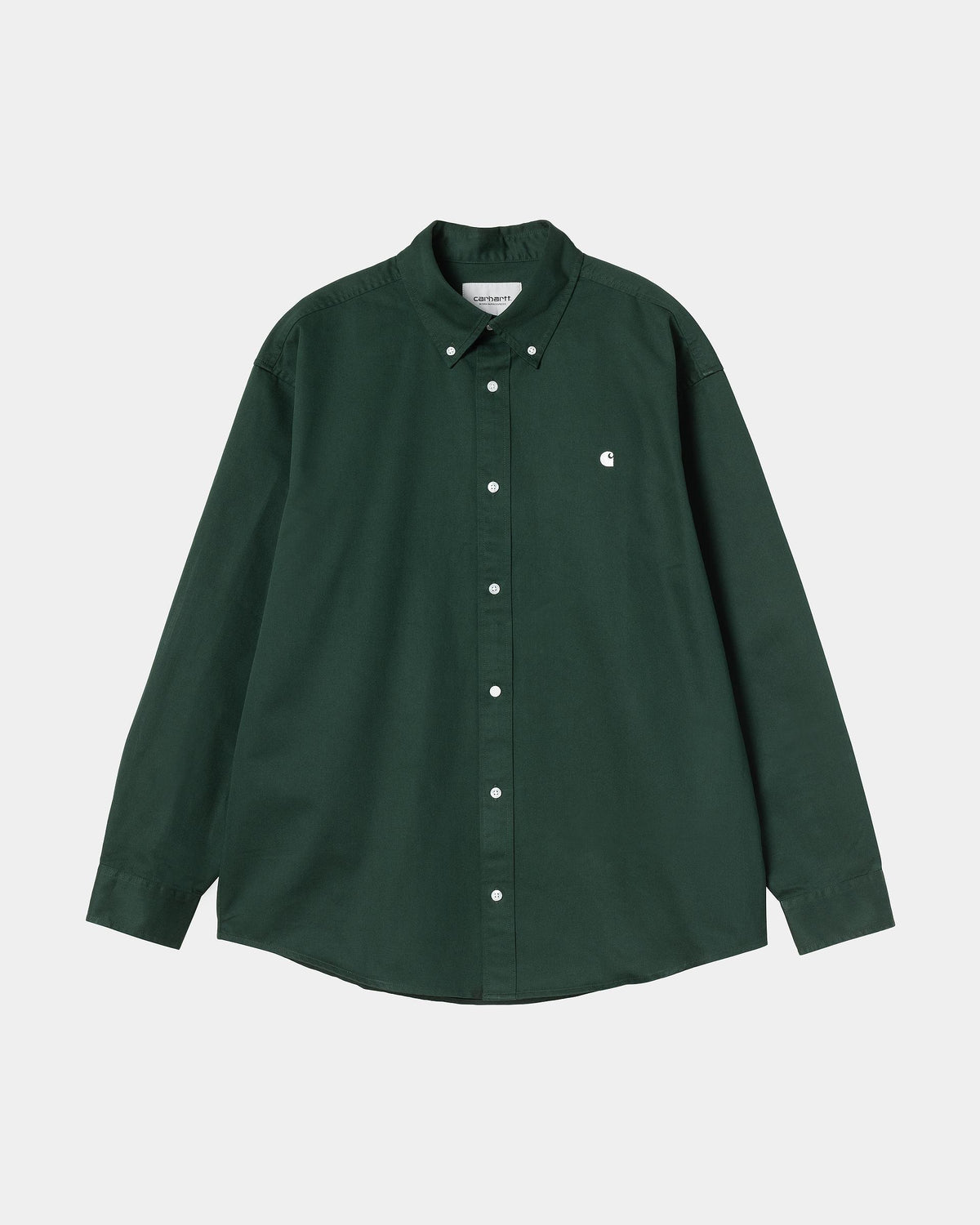 CARHARTT WIP L/S OG MADISON SHIRT DARK SCARAB I037146.3U0