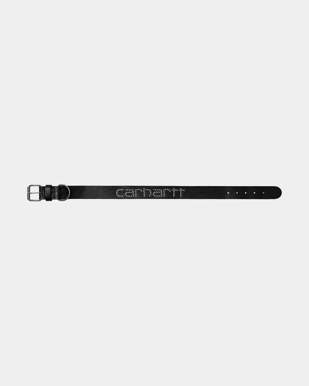 CARHARTT WIP SCRIPT STUDS DOG COLLAR BLACK M/L I037387.4BH