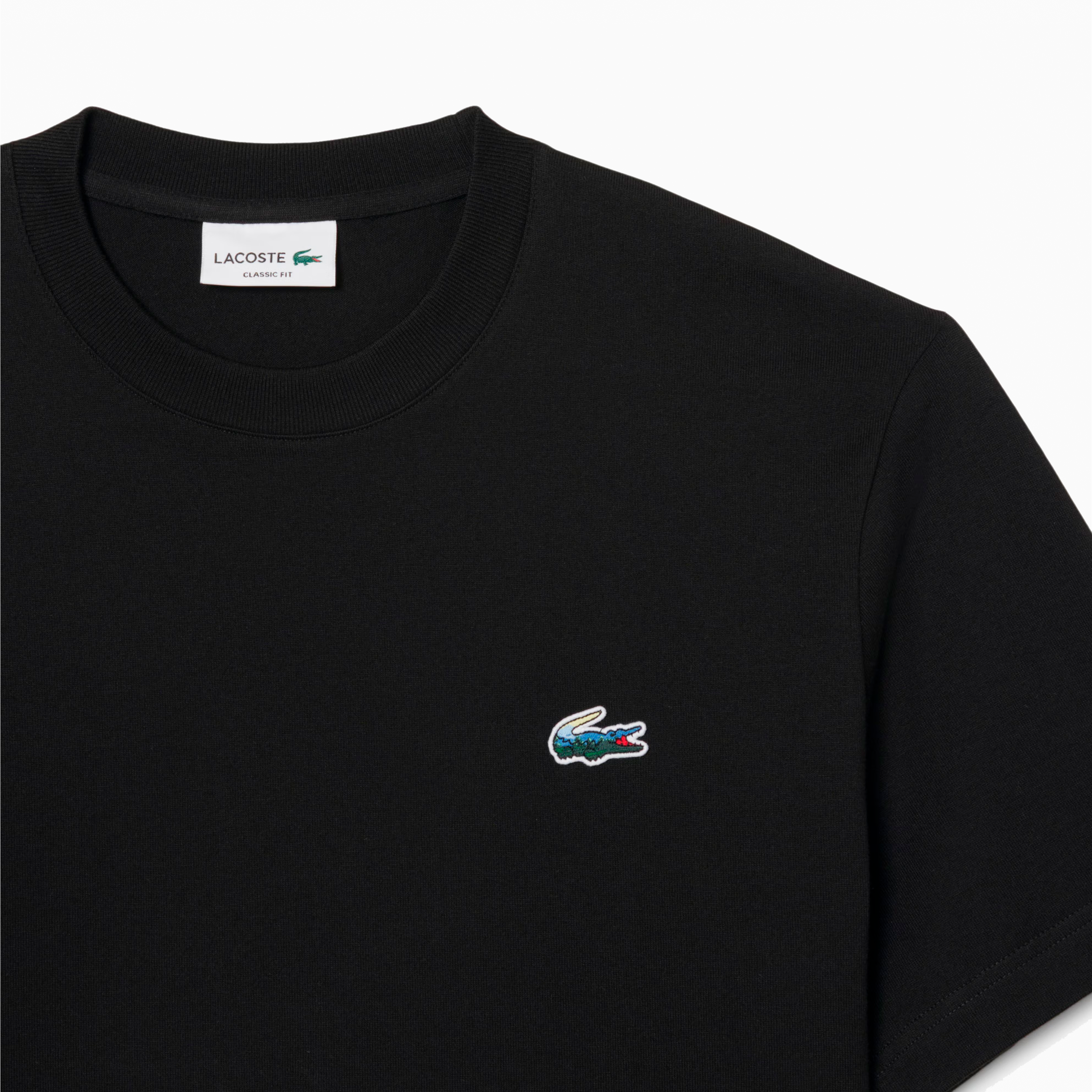 LACOSTE BASIC TEE SHIRT BLACK TH5899-031