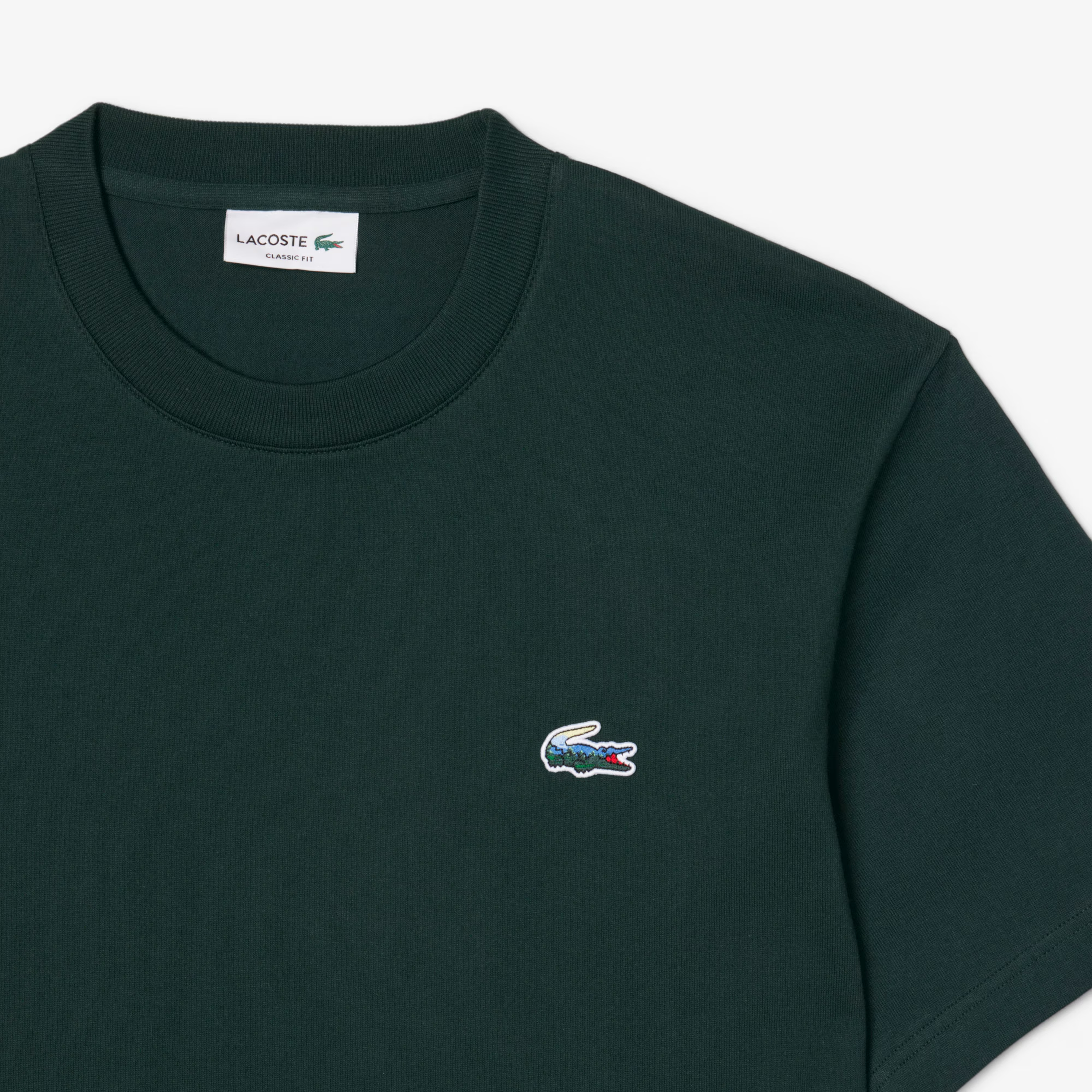 LACOSTE BASIC TEE SHIRT GREEN TH5899-YZP