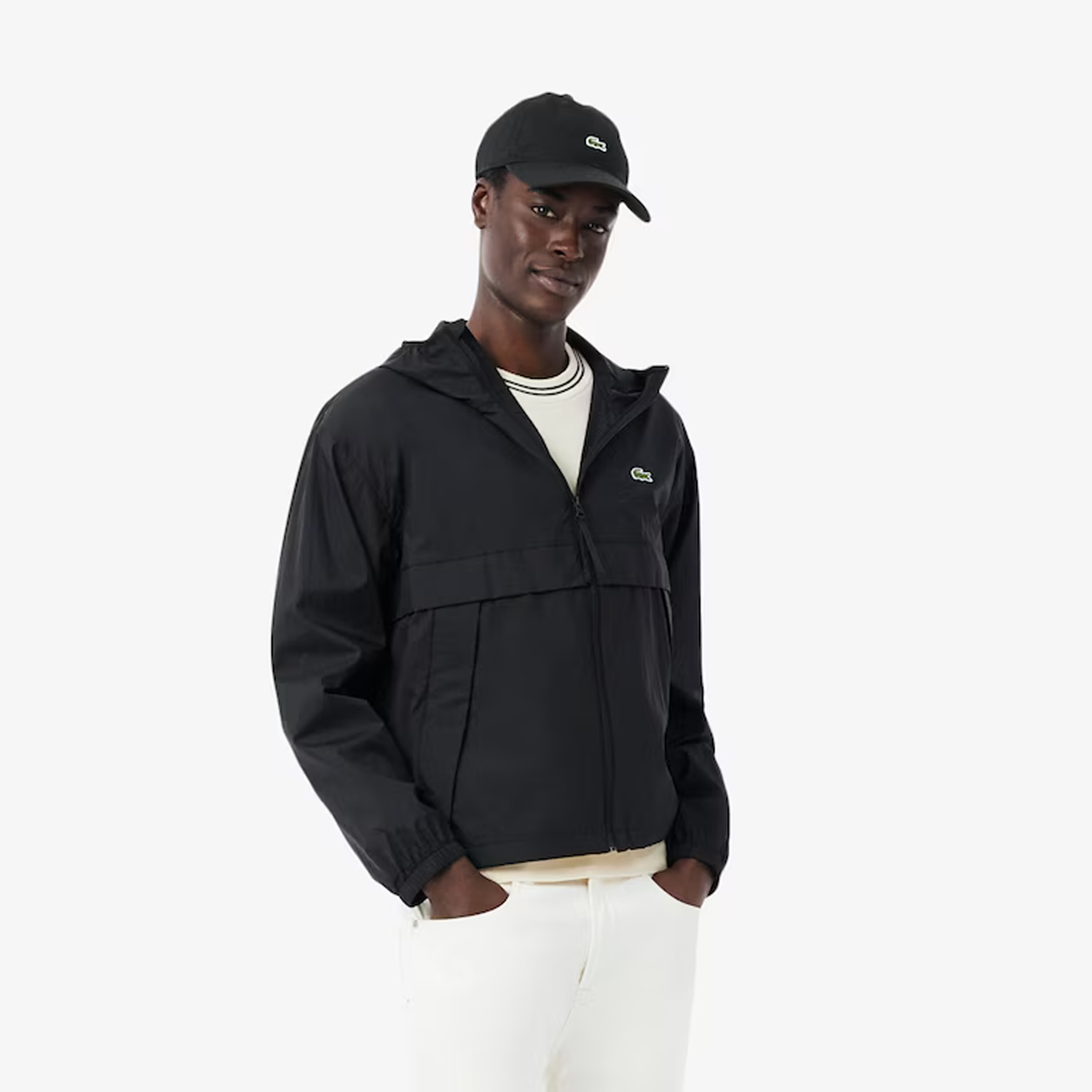 LACOSTE CAPS UNISEX ADULT WOVEN BLACK RK0491-031