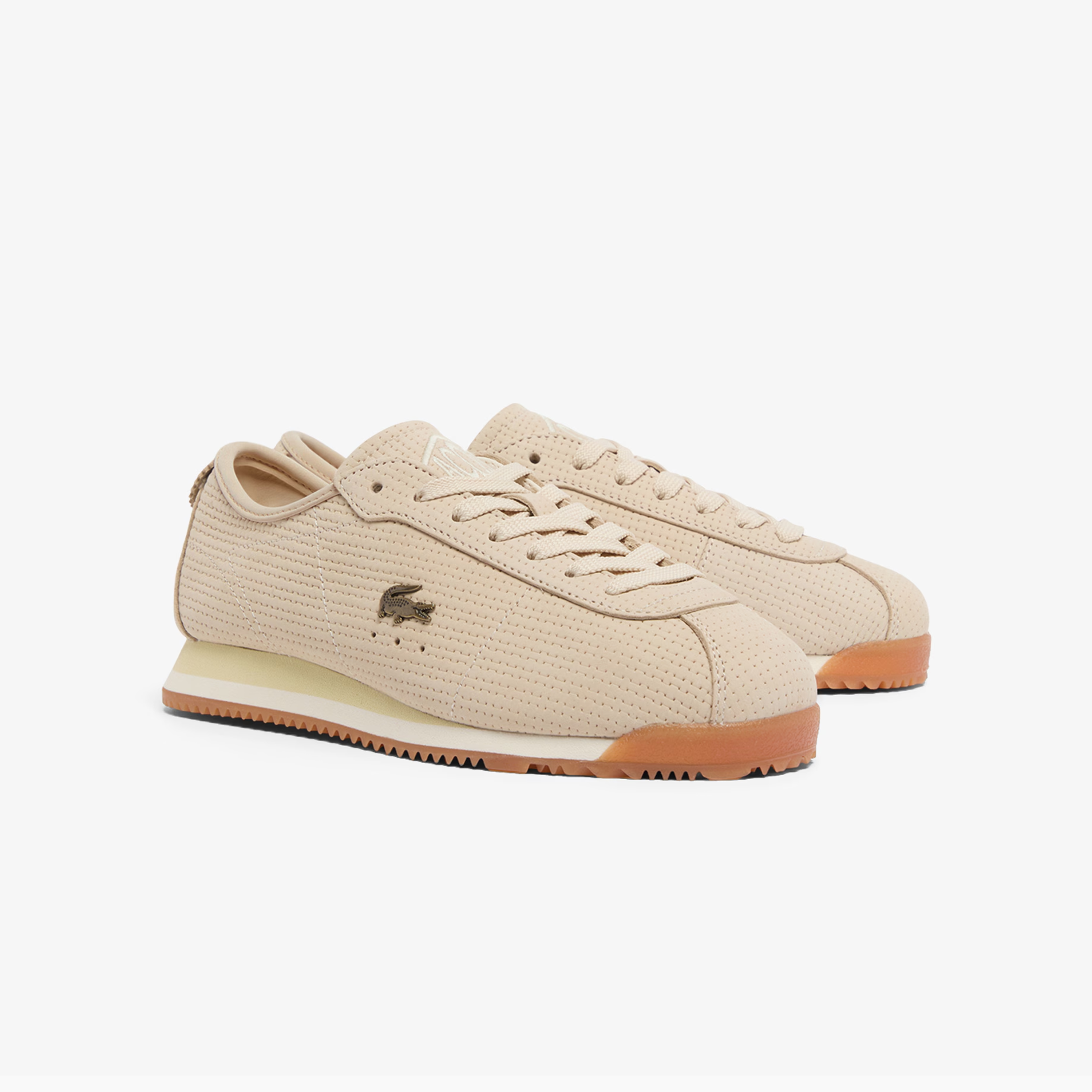 LACOSTE CLUB LOW LEATHER OFF WHITE GUM 51SFA0022-40F