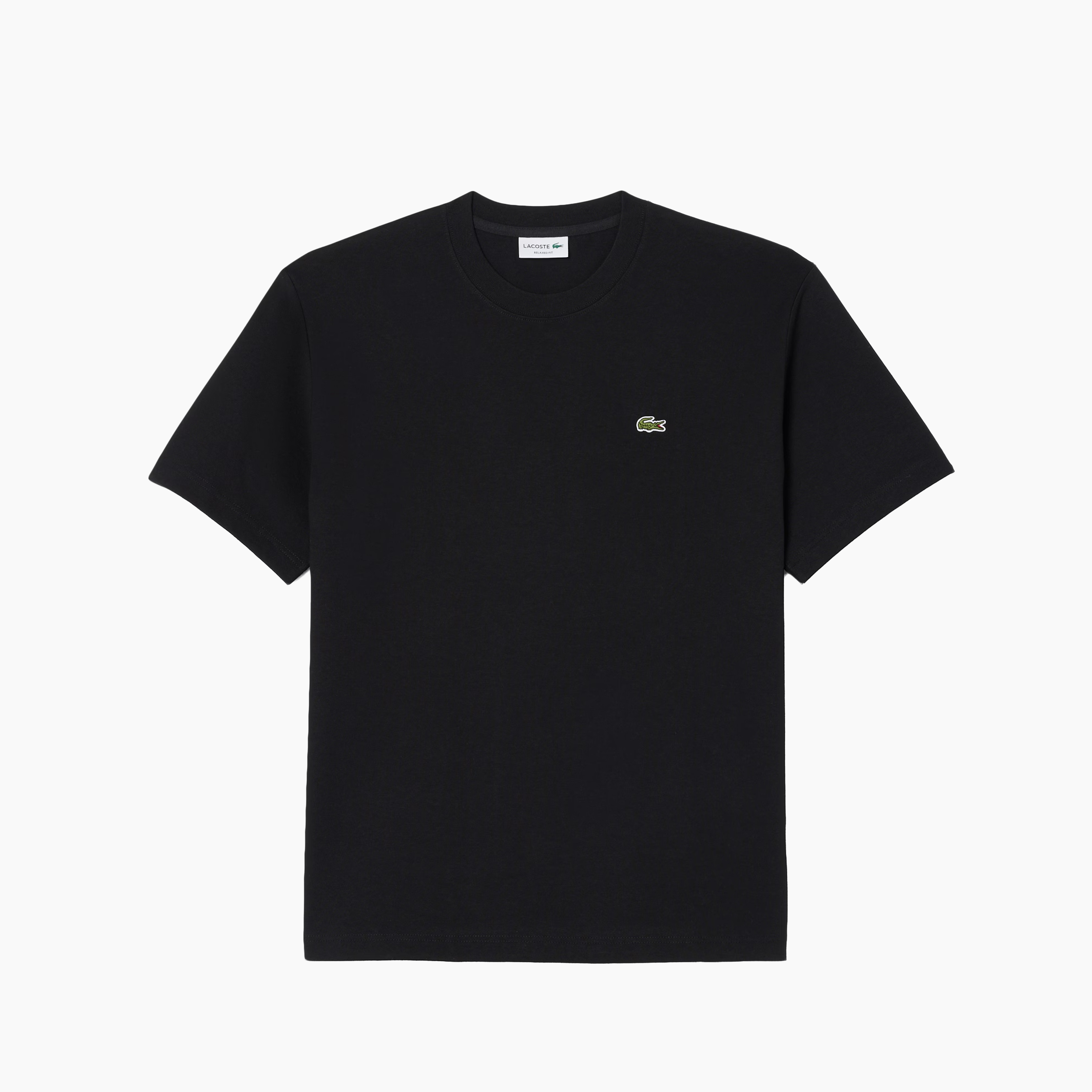 LACOSTE CREWNECK T-SHIRT BLACK TH0876-00