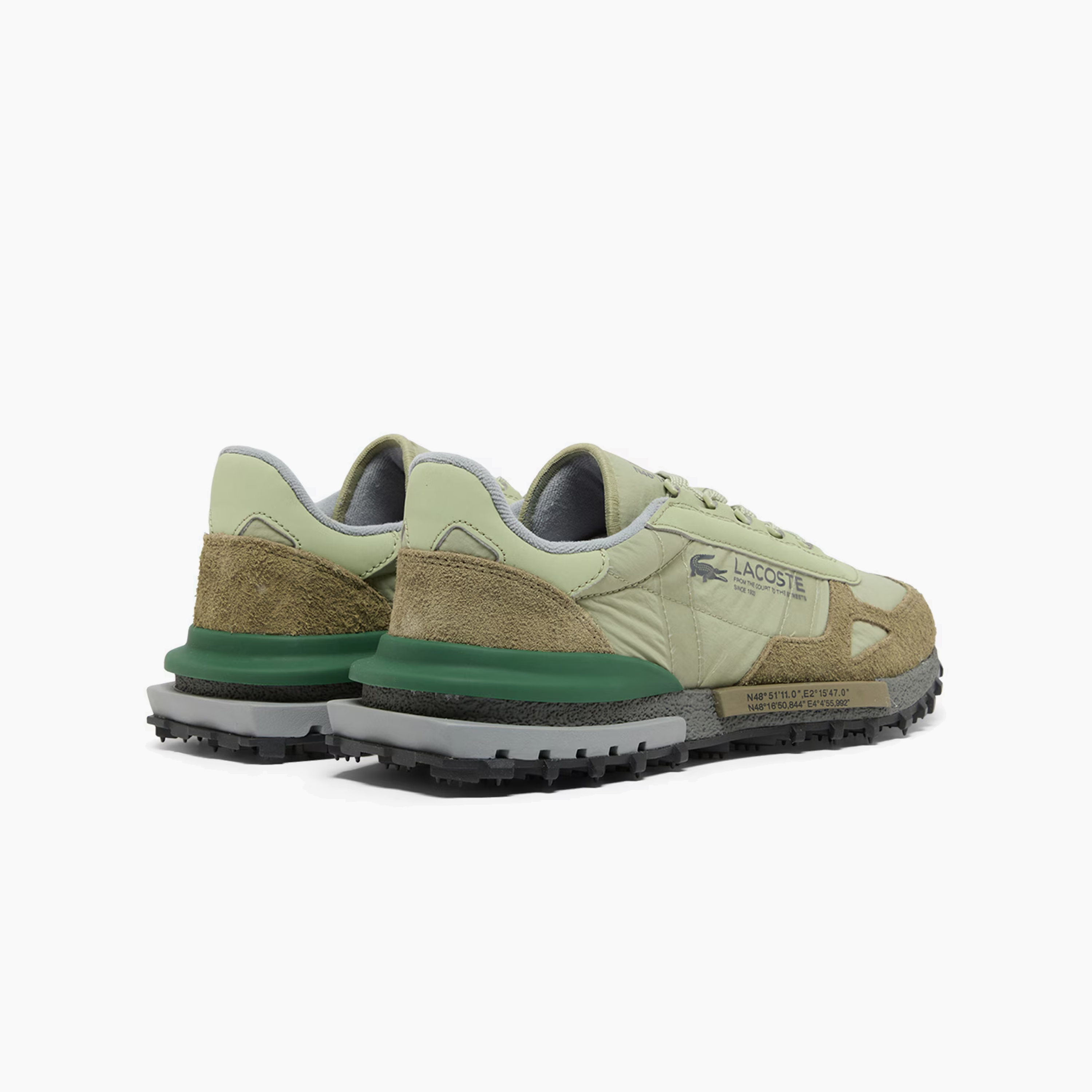 LACOSTE ELITE ACTIVE 225 LIGHT KHAKI GRAY 50SMA0078-APP