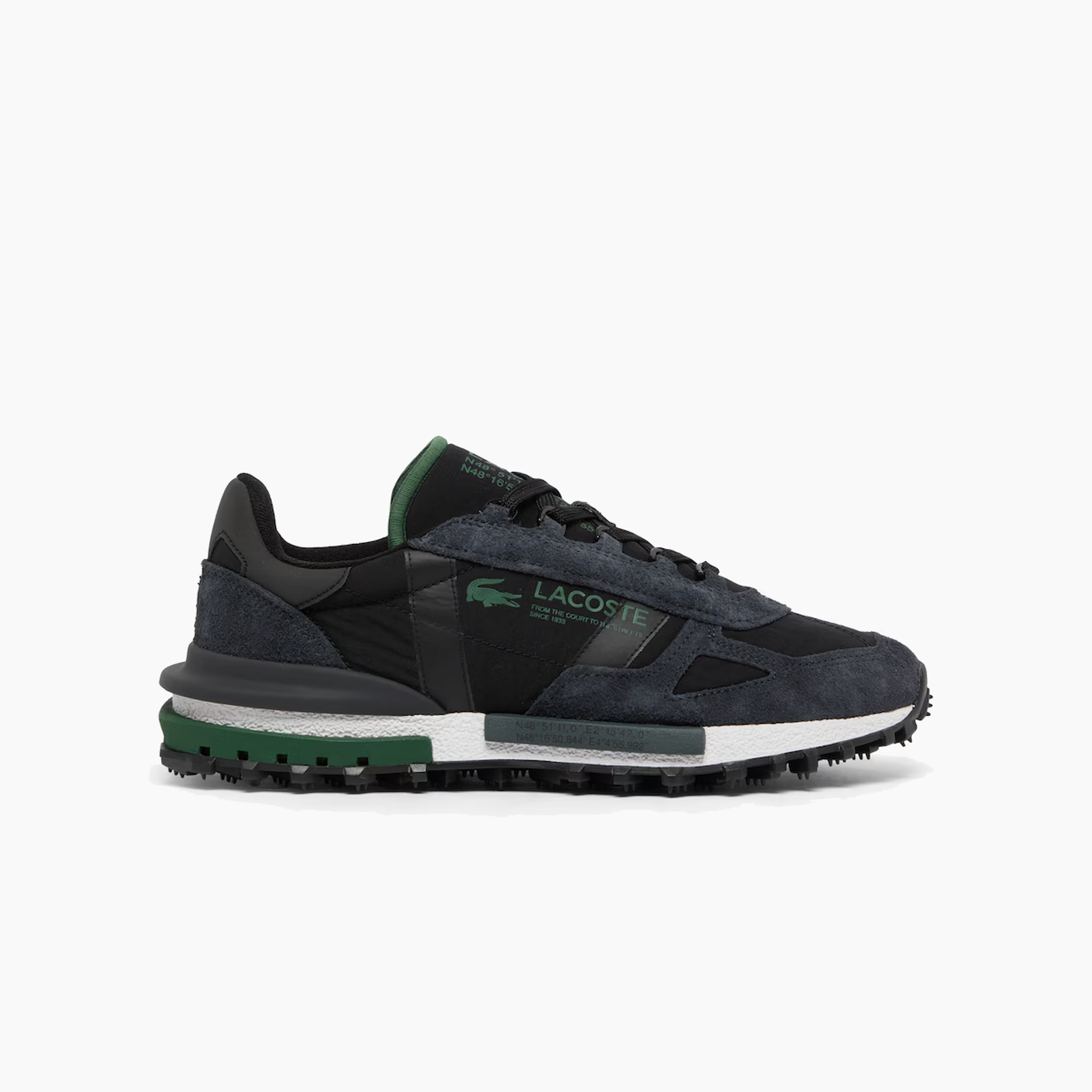 LACOSTE ELITE ACTIVE BLACK GREEN WHITE 51SMA0041-312