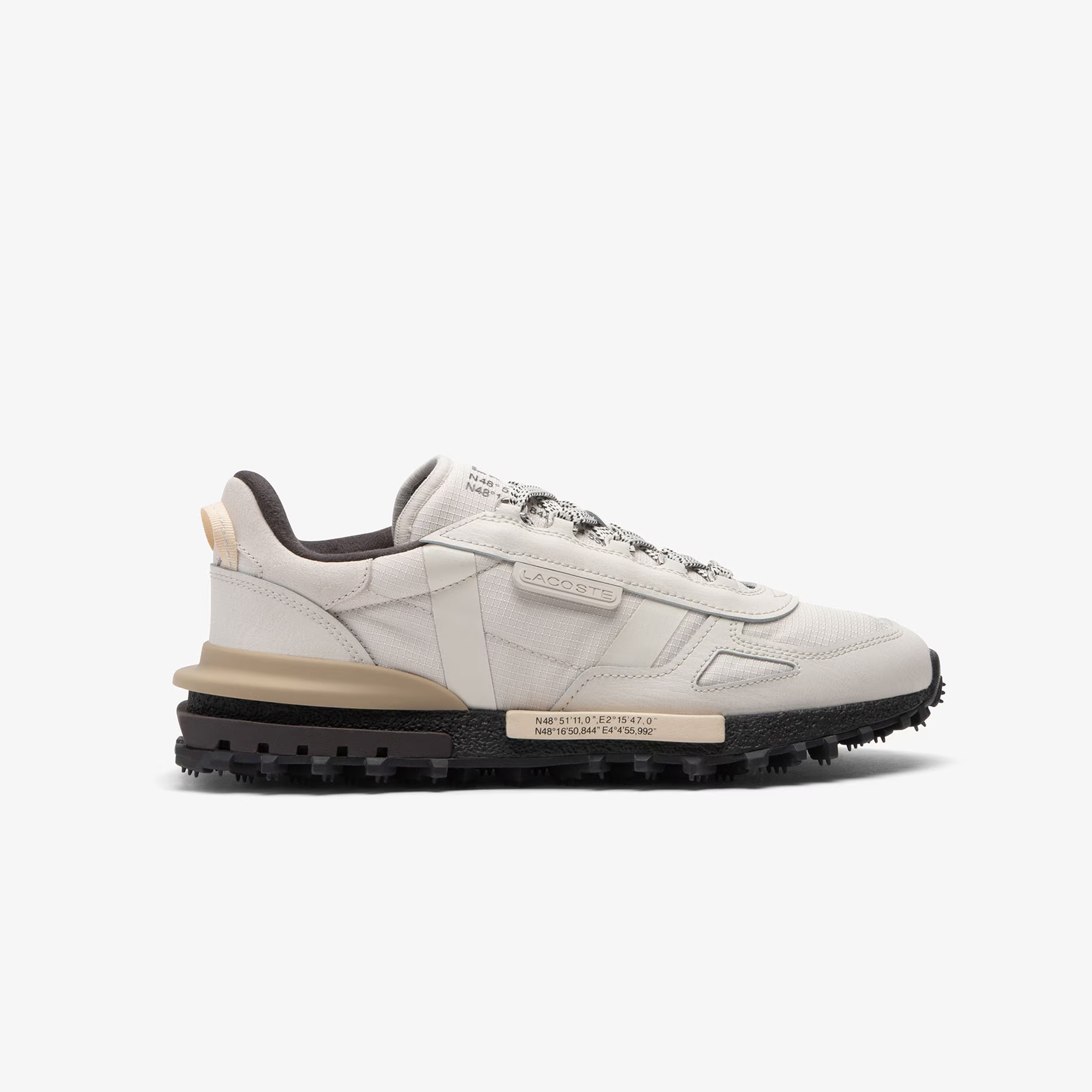 LACOSTE ELITE ACTIVE OFF WHITE DARK GRAY 50SMA0077-5A6