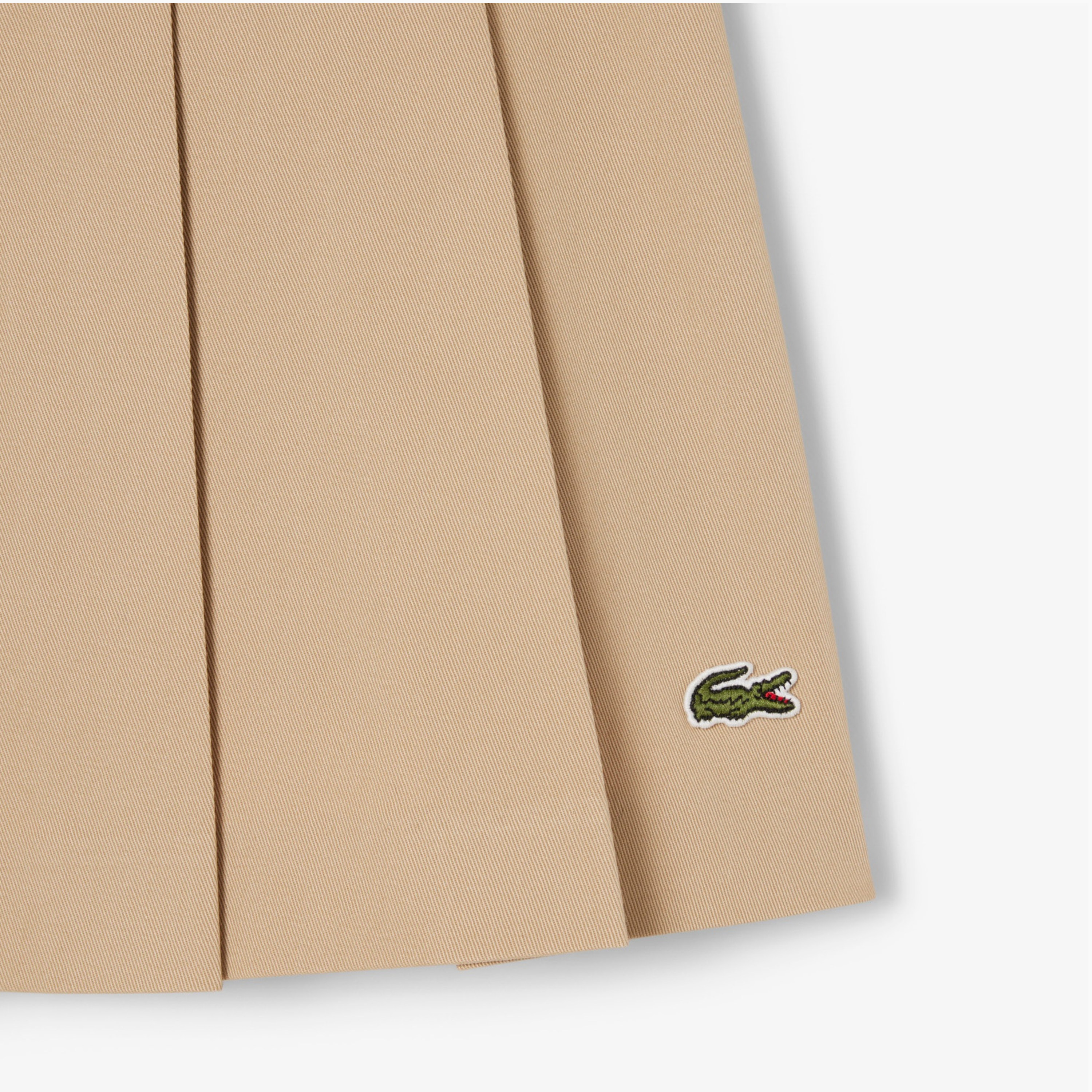 LACOSTE SHORT PLEATED COTTON SKIRT JF8001-02S