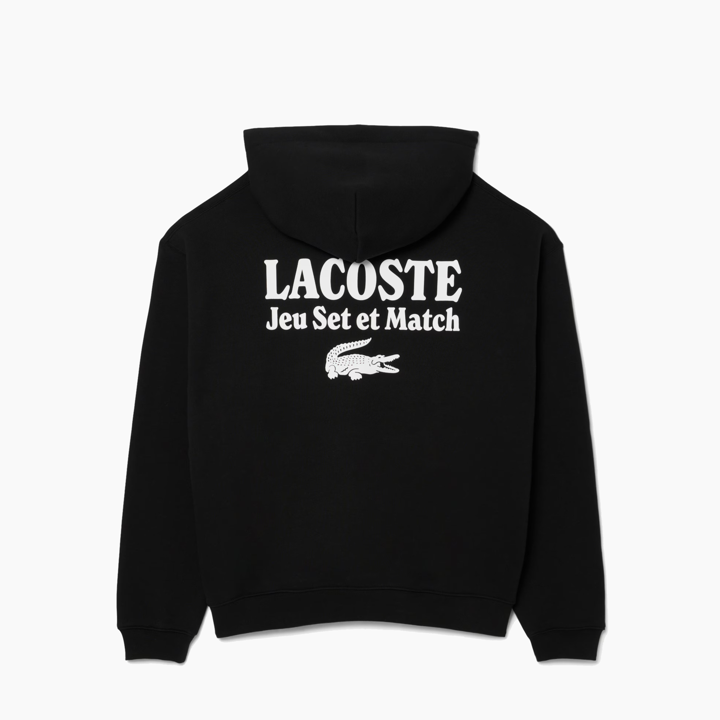 LACOSTE HOODIE JEU SET ET MATCH BLACK SH5947-031