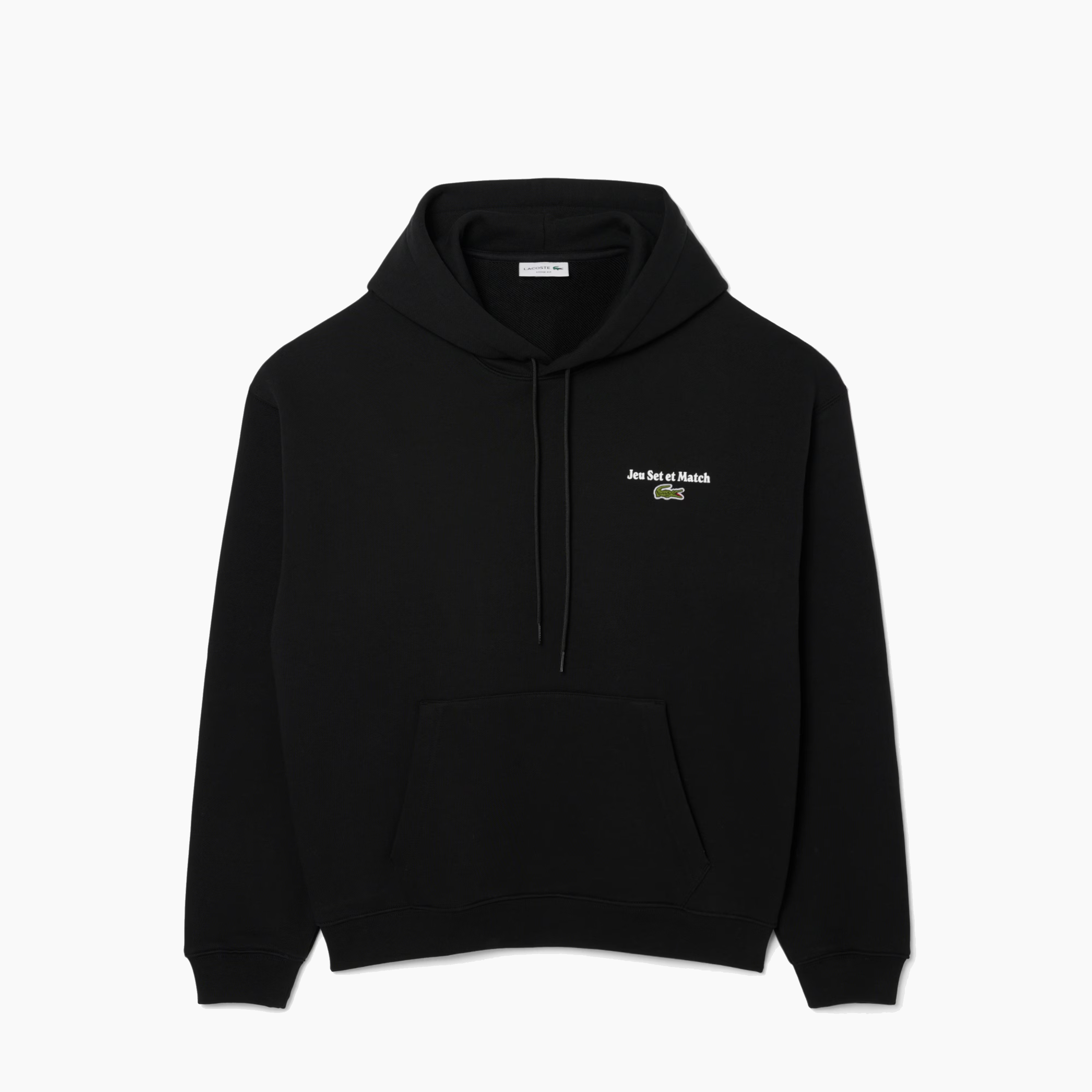 LACOSTE HOODIE JEU SET ET MATCH BLACK SH5947-031