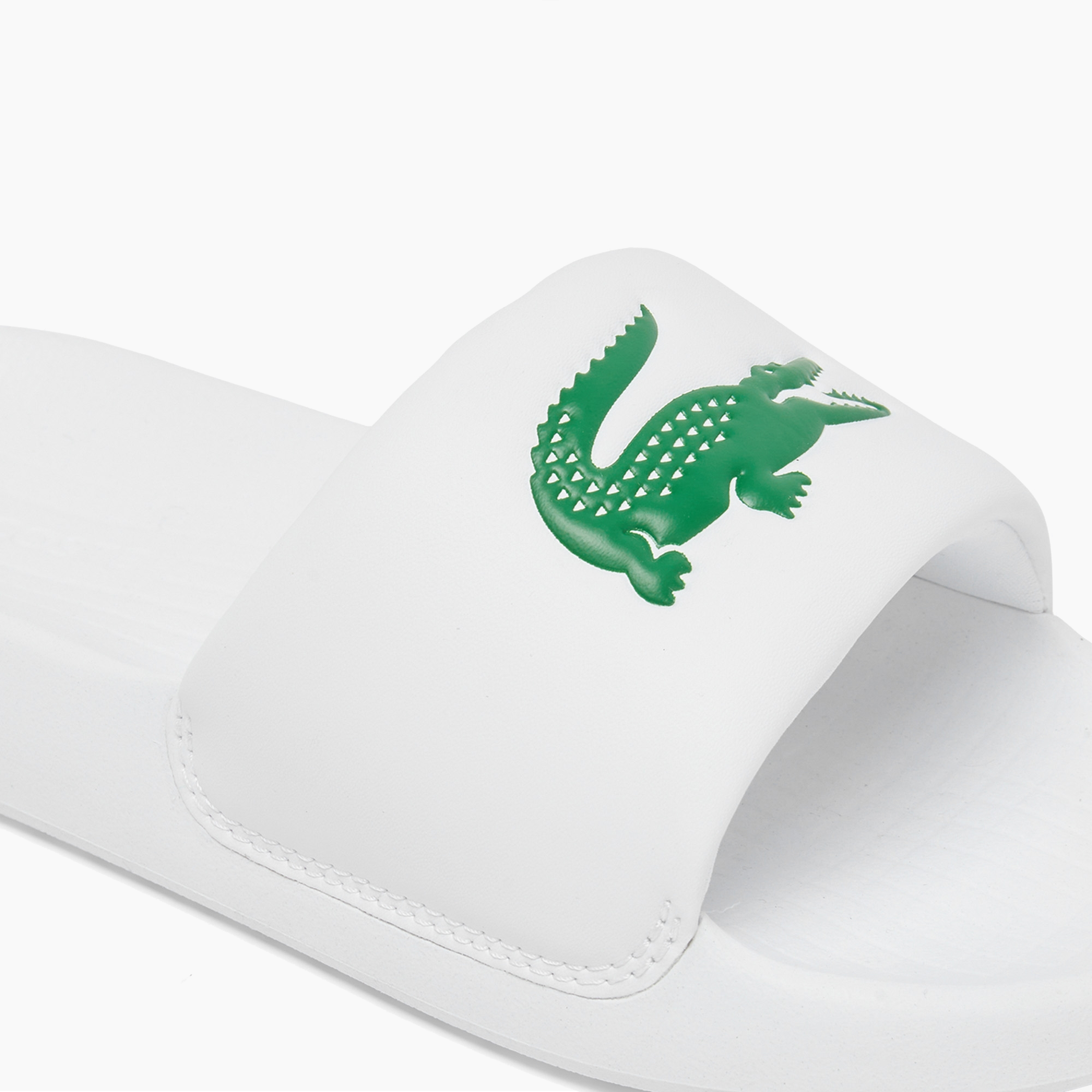 LACOSTE SERVE SLIDE 1.0 125 1 CFA WHITE GREEN 49CFA0022-082