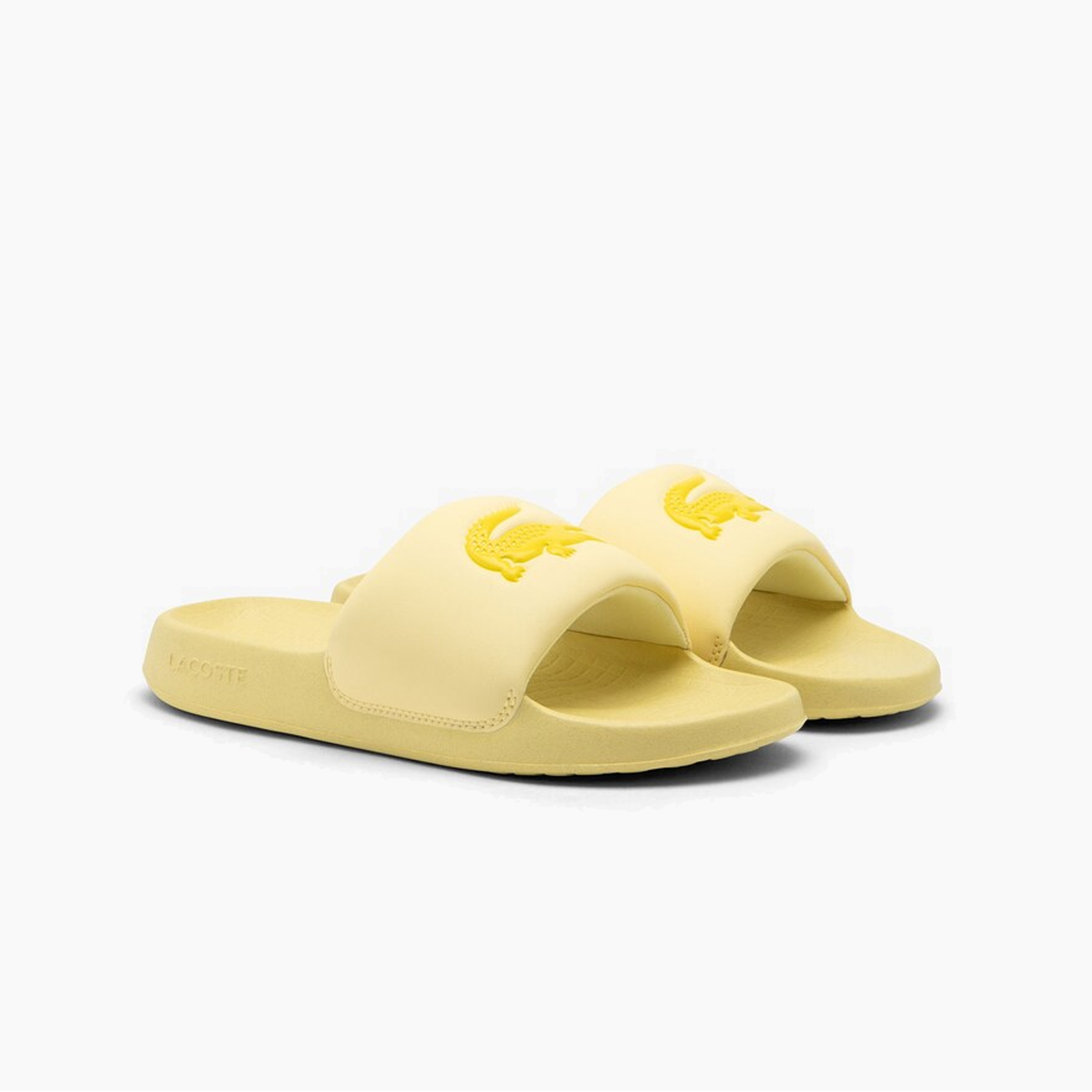 LACOSTE SERVE SLIDE 1.0 125 1 CFA YELLOW 49CFA0022-AMG