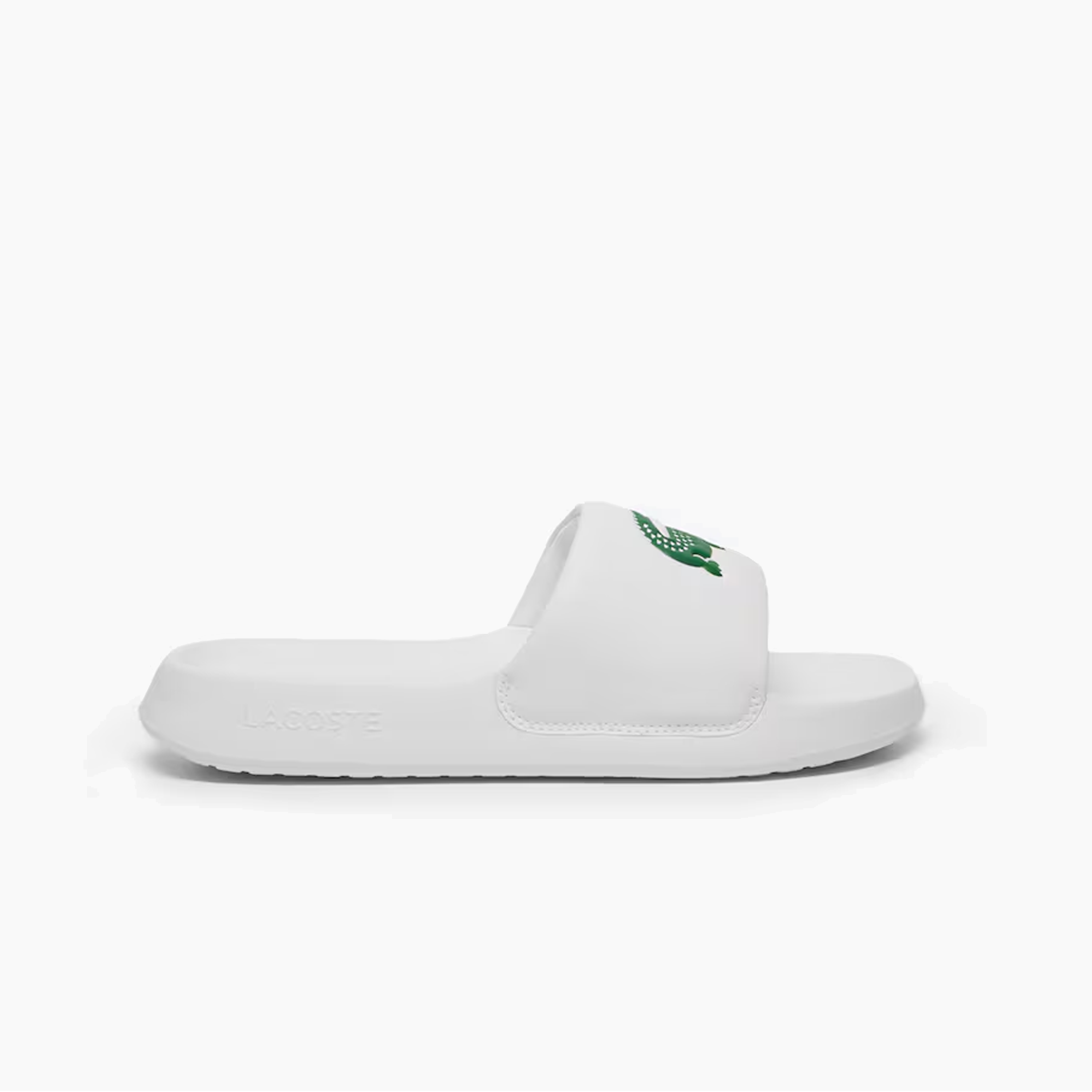 LACOSTE SERVE SLIDE 1.0 WHITE & GREEN 49CMA0021-082