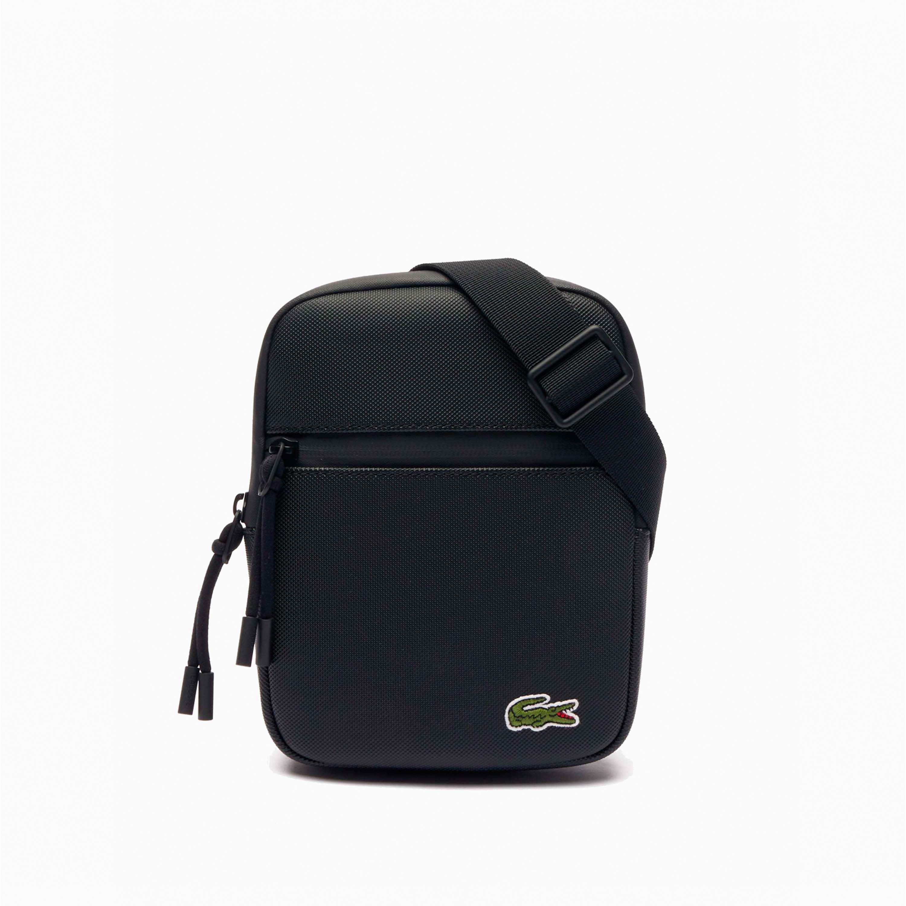 LACOSTE S FLAT CROSSOVER BAG BLACK NH3307LV-P88