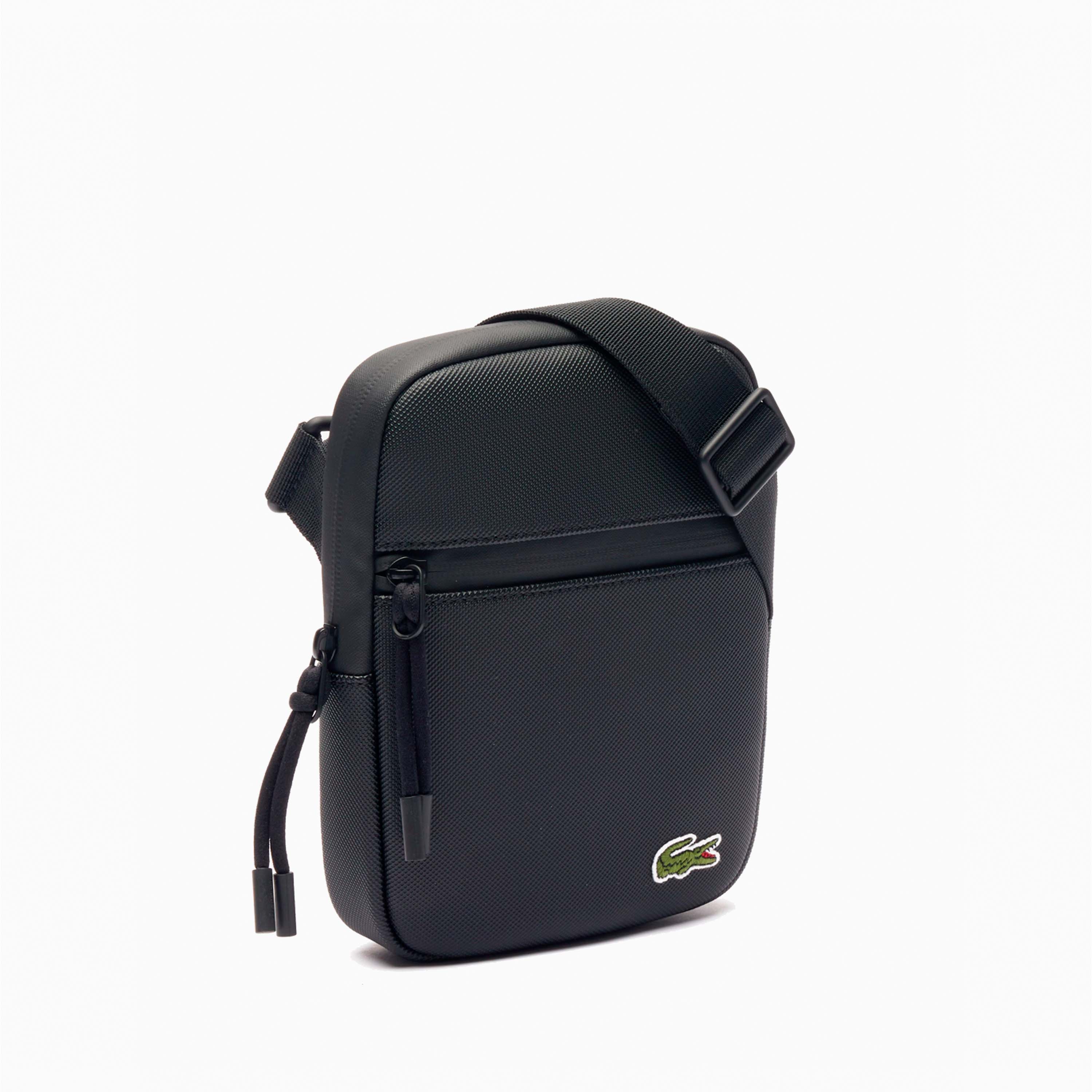LACOSTE S FLAT CROSSOVER BAG BLACK NH3307LV-P88