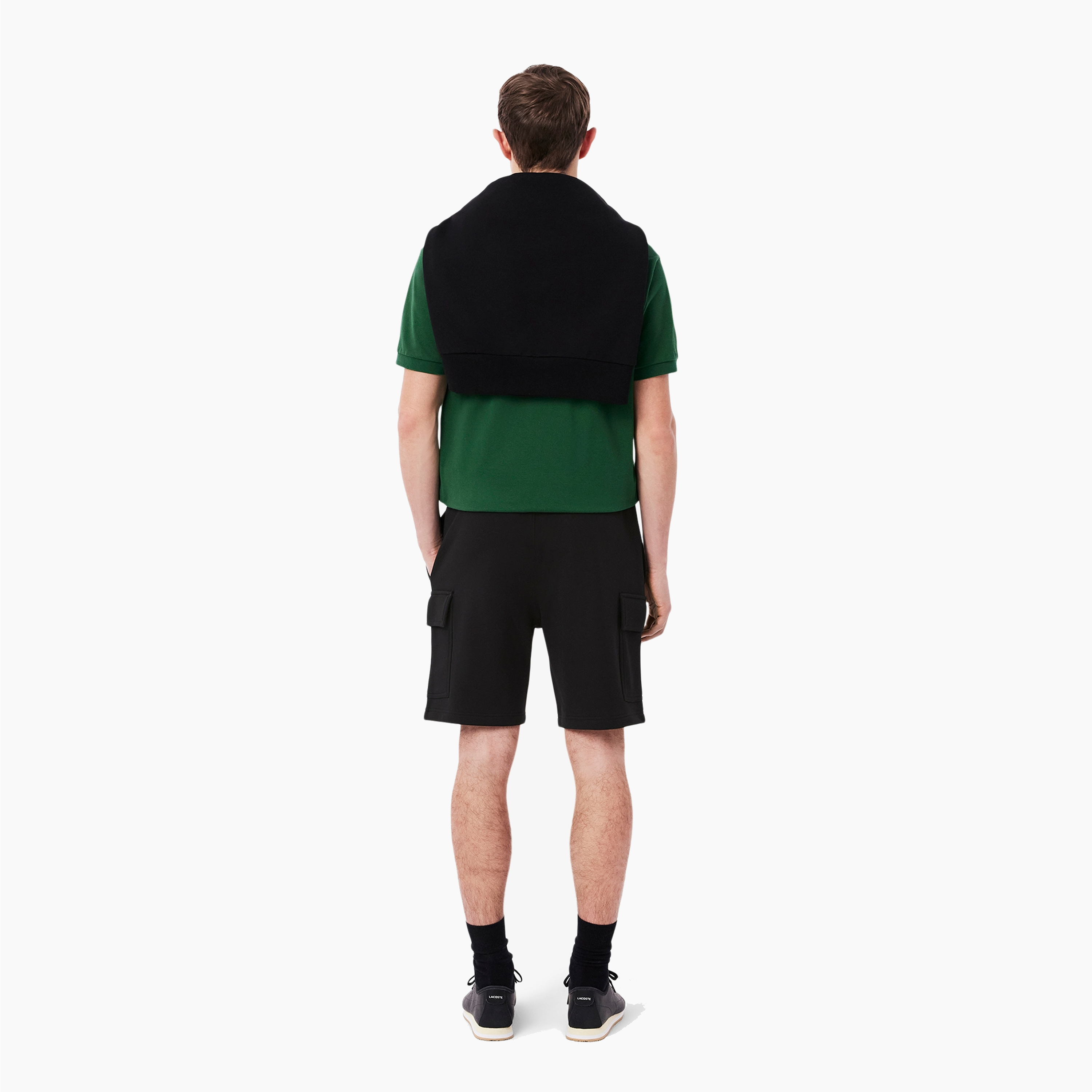 LACOSTE SHORTS BLACK - GH9743