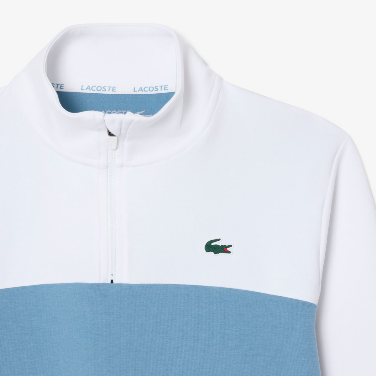 LACOSTE SUDADERA DEPORTIVA CON MEDIA CREMALLERA Y BLOQUES DE COLOR ARAL / MARINE-BLANC SH0701