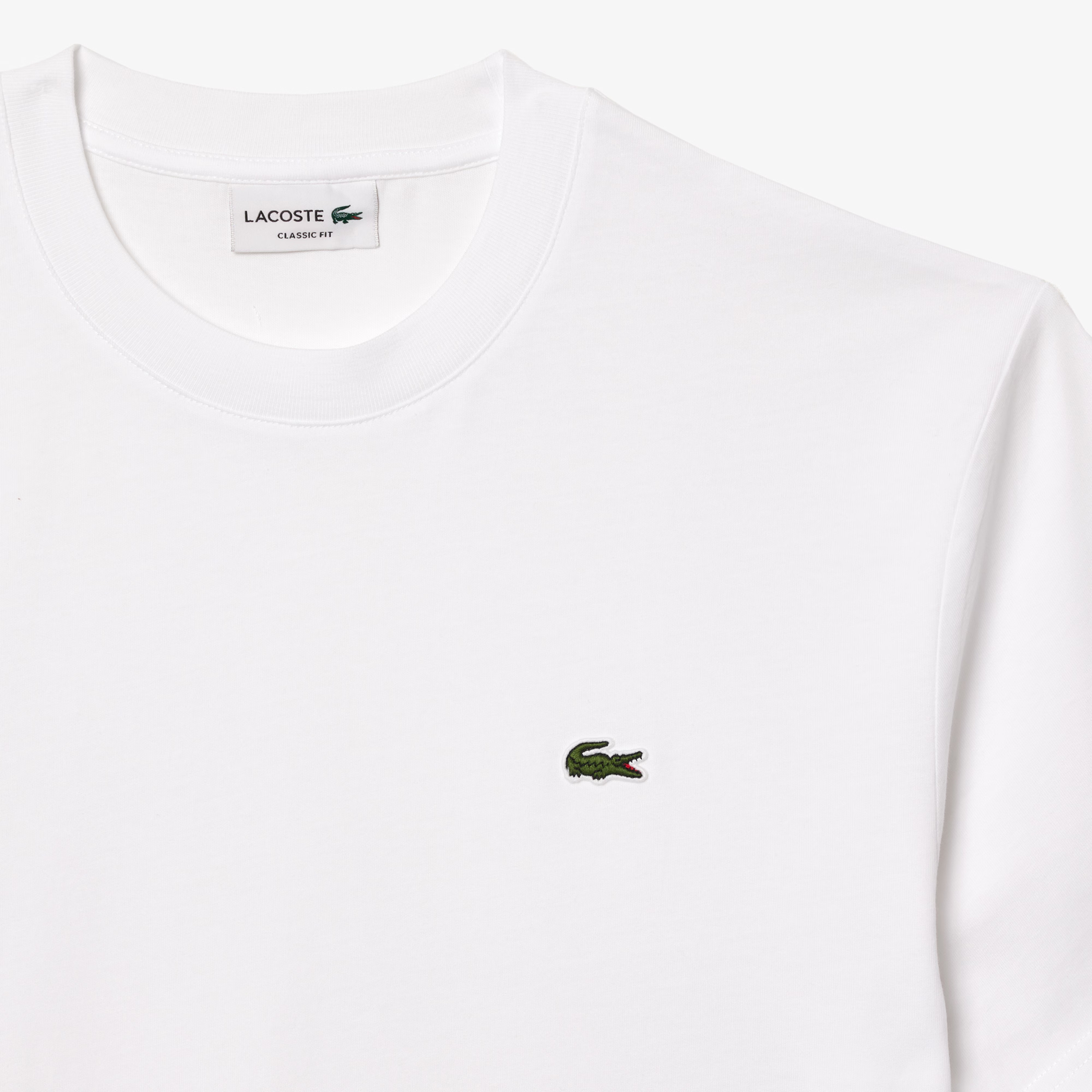 LACOSTE TEE-SHIRTS COL ROND HOMME WHITE TH7318-001