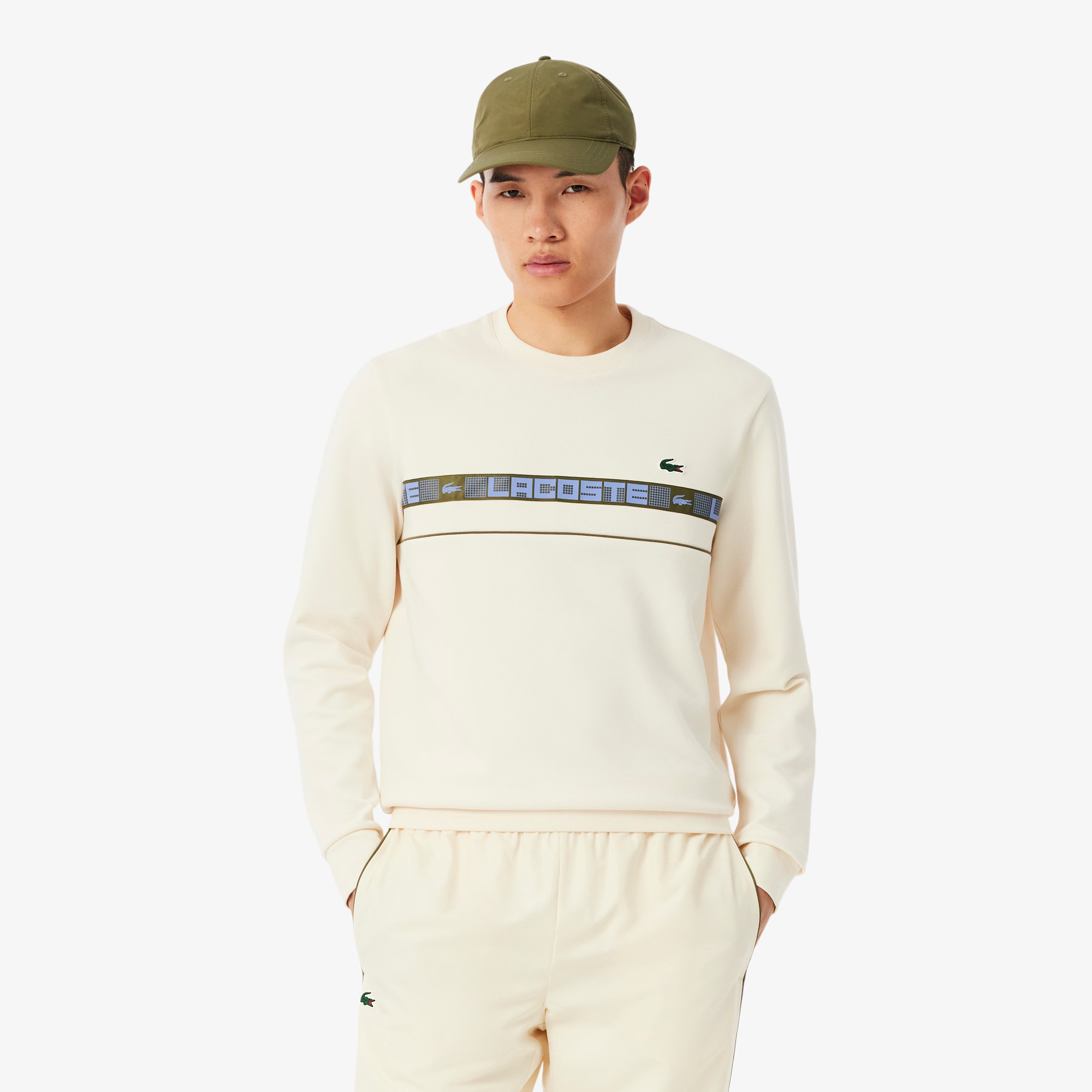 LACOSTE TENNIS STRIPES WHITE SH4767-XFJ
