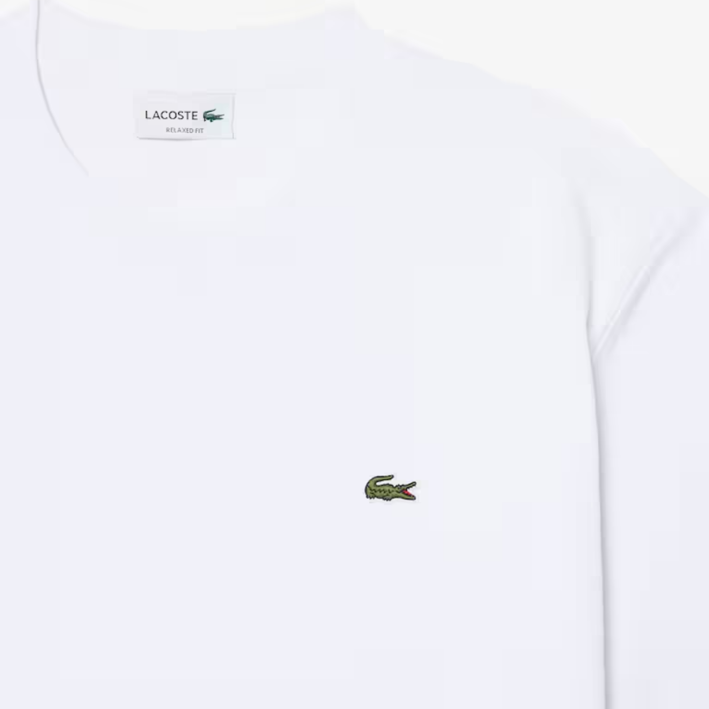LACOSTE CREWNECK T-SHIRT WHITE TH0876-001