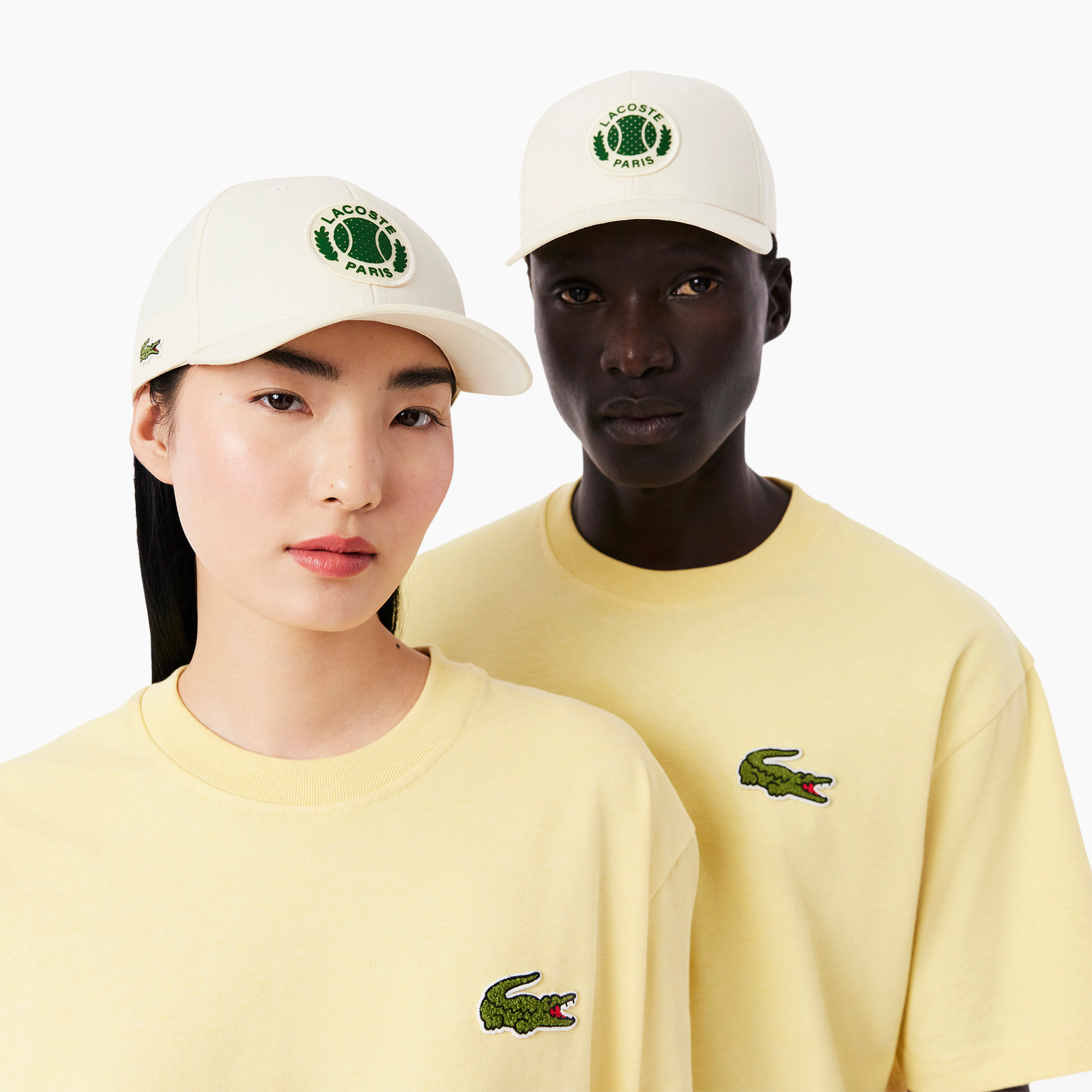 LACOSTE AJUSTABLE TWIL BASEBALL CAP WHITE RK9454-XFJ