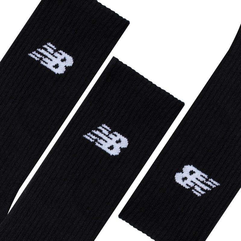 NEW BALANCE EVERYDAY CREW 3 PAIRS BLACK LAS51293_BK