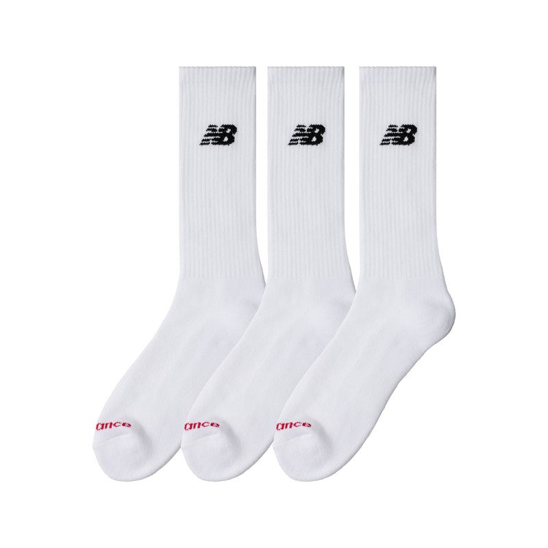 NEW BALANCE EVERYDAY CREW 3 PAIRS WHITE LAS51293_WT