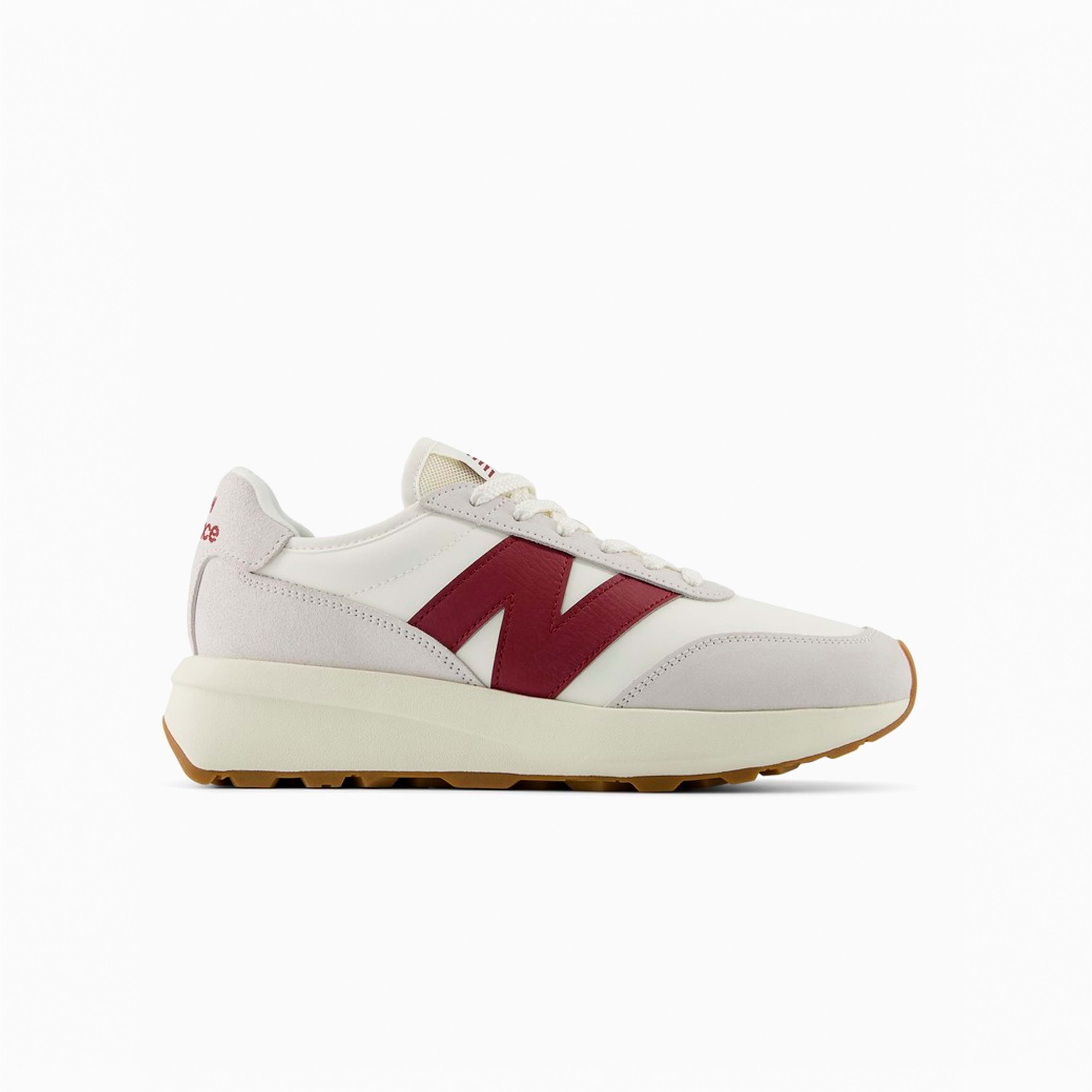 NEW BALANCE 370 BEIGE & BURGUNDY - U370CB