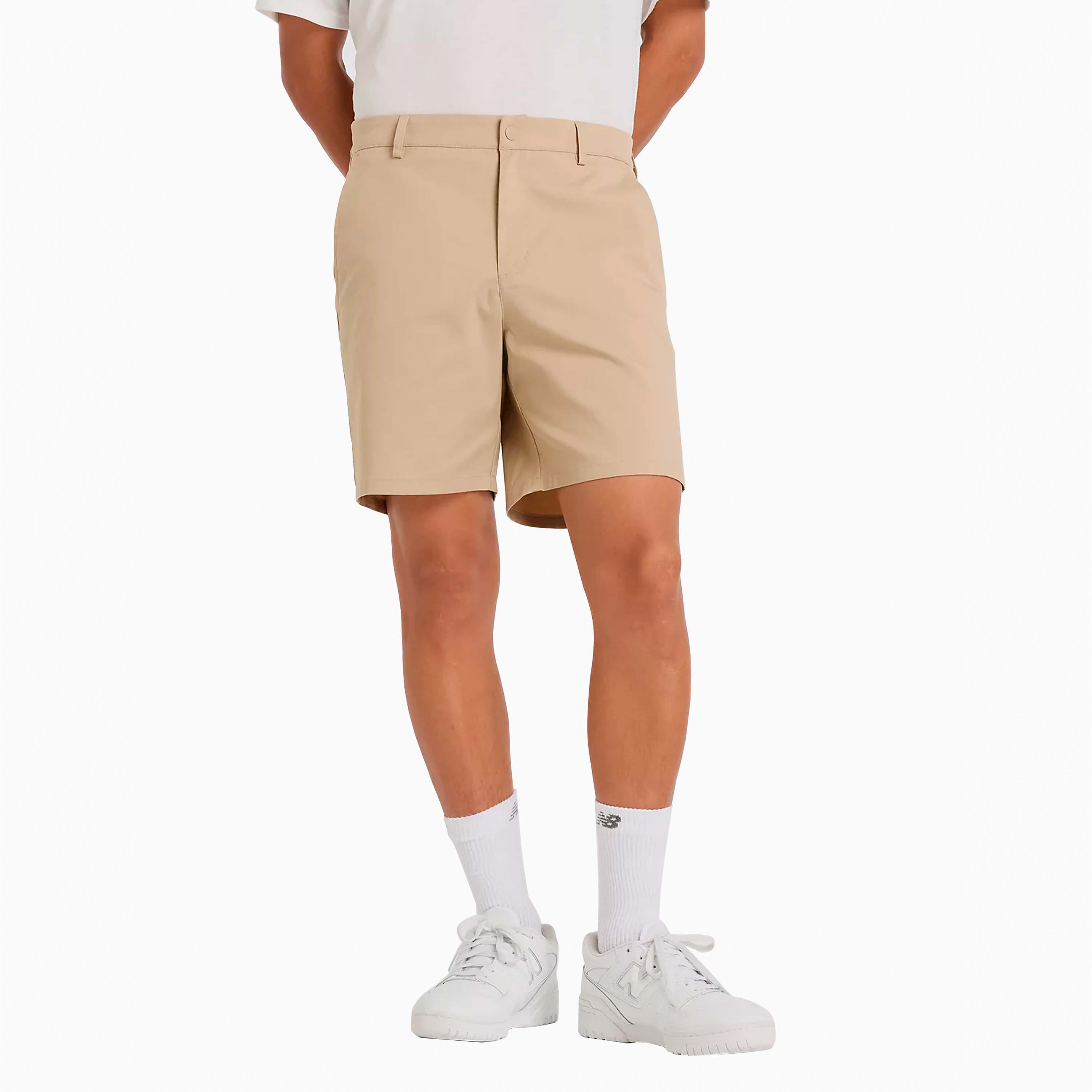 New Balance Athletics Standard Shorts 7 Beige - MS51583