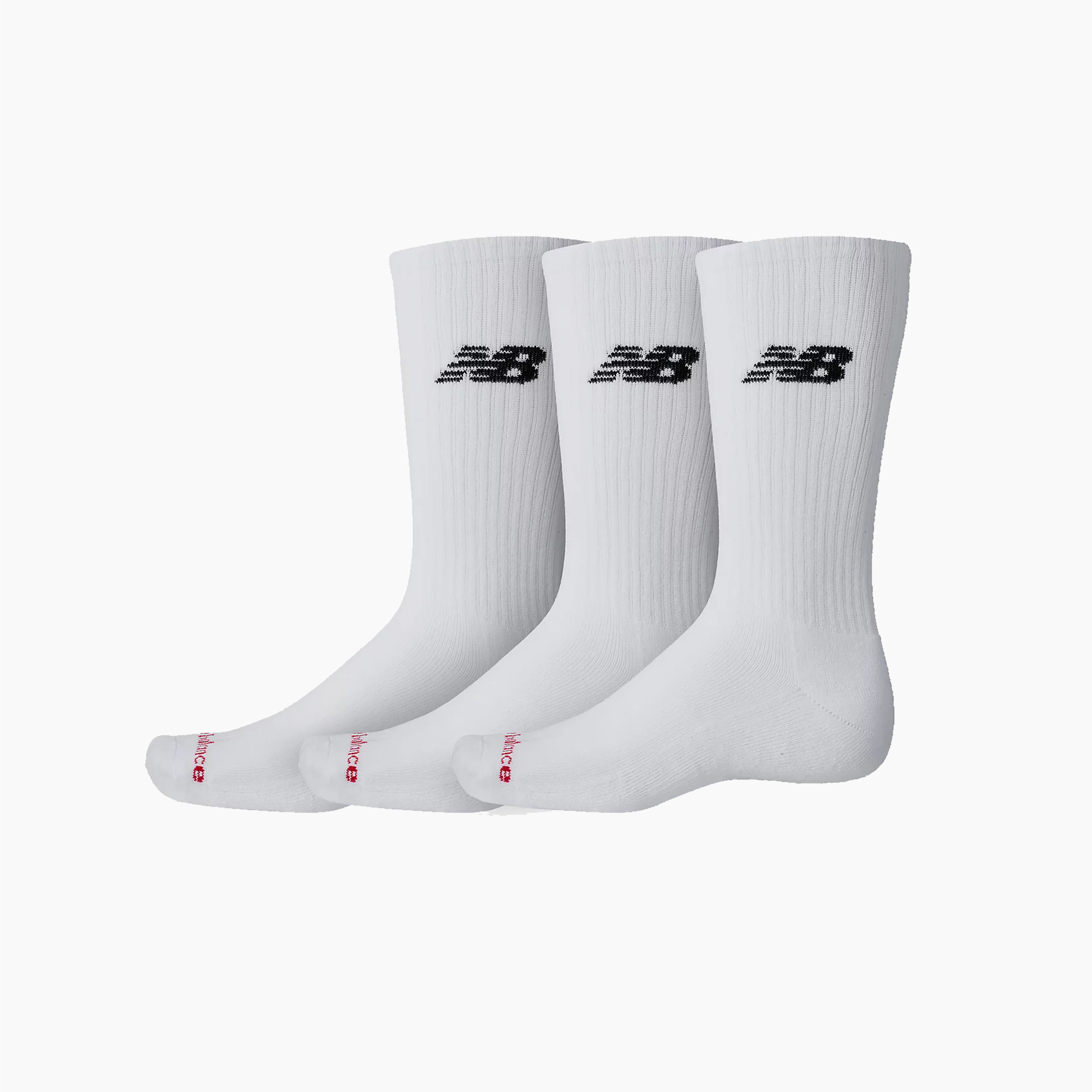 NEW BALANCE EVERYDAY CREW 3 PAIRS SOCKS WHITE LAS51293-WT