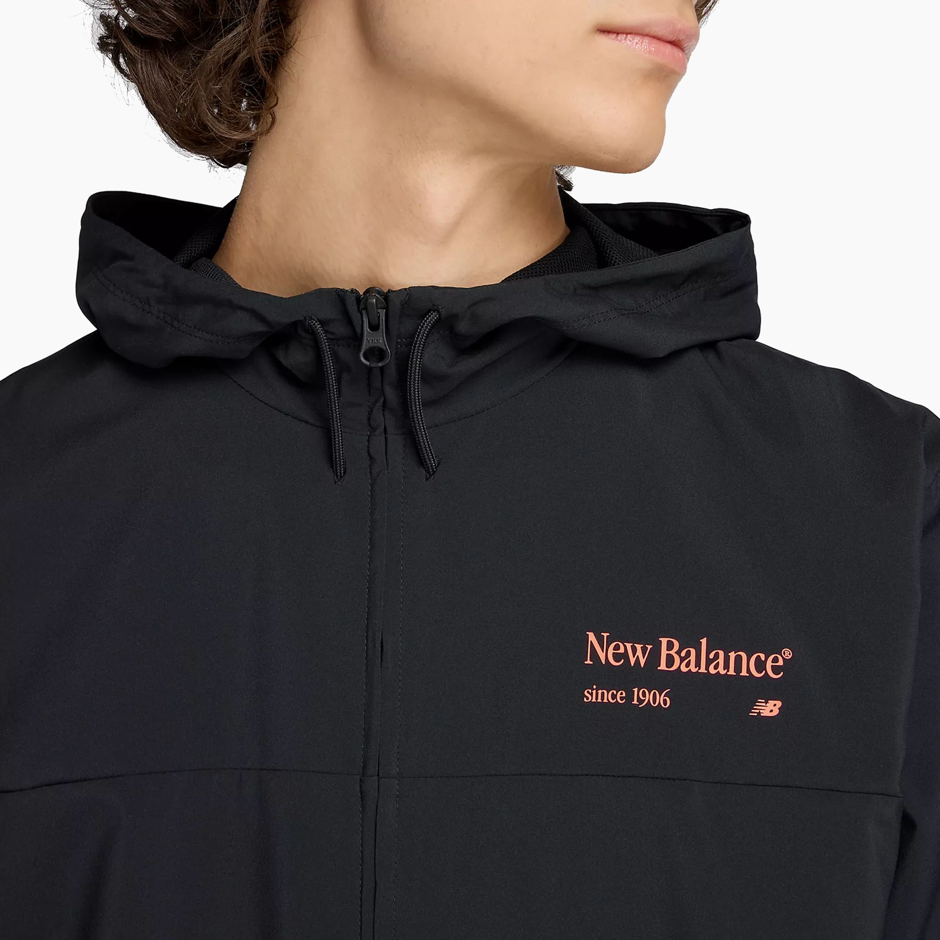NEW BALANCE REIMAGINED WOVEN GRAPHIC JACKET BLACK MJ53527-BK