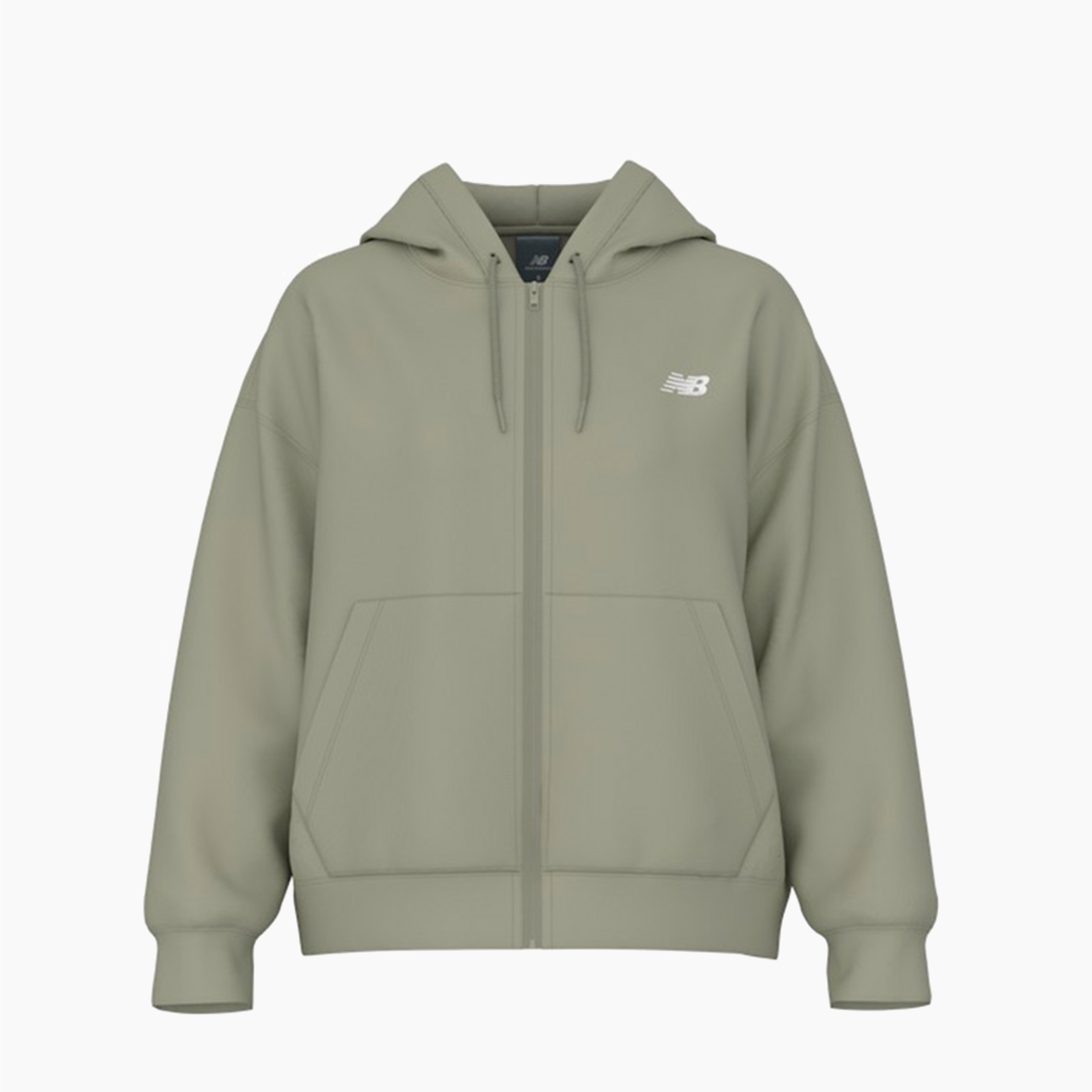 NEW BALANCE ESSENCIAIS DESPORTIVOS FELPA FRANCESA CINZA - WJ41501OVN